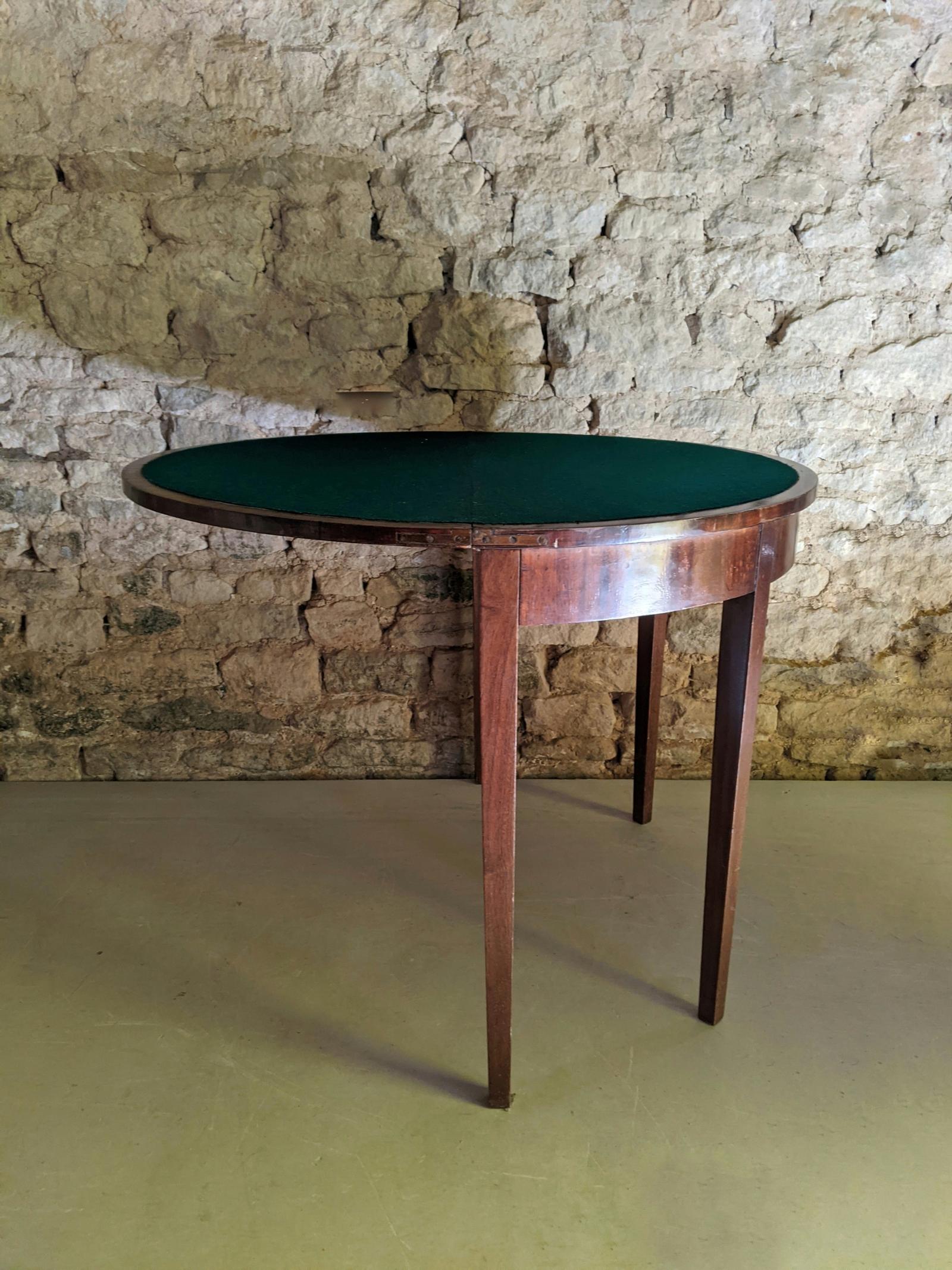 19th Century Mahogany Card Table (1 of 8)