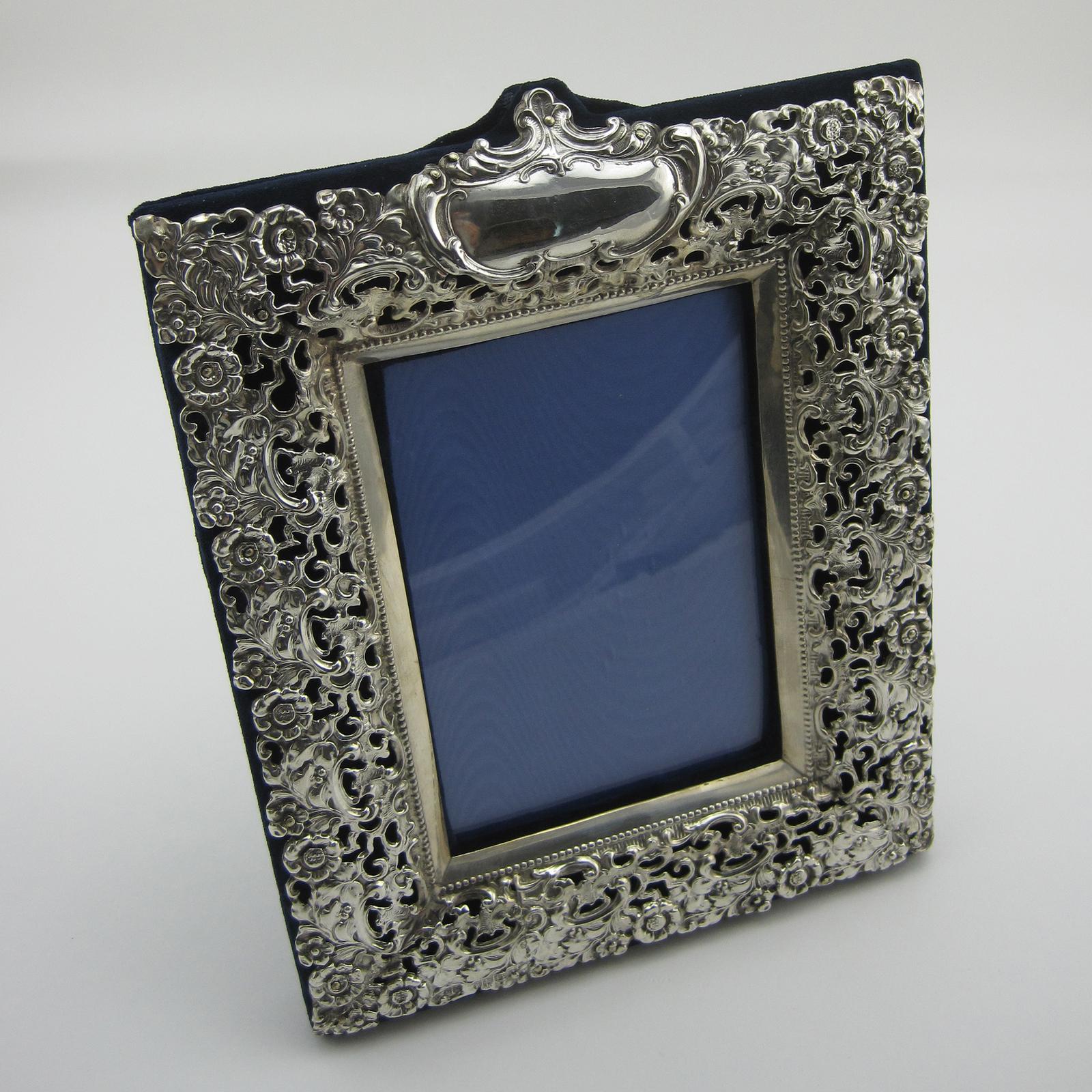 Decorative Edwardian Rectangular Silver Photo Frame (1 of 6) Decorative Edwardian Rectangular Silver Photo Frame (1 of 6)