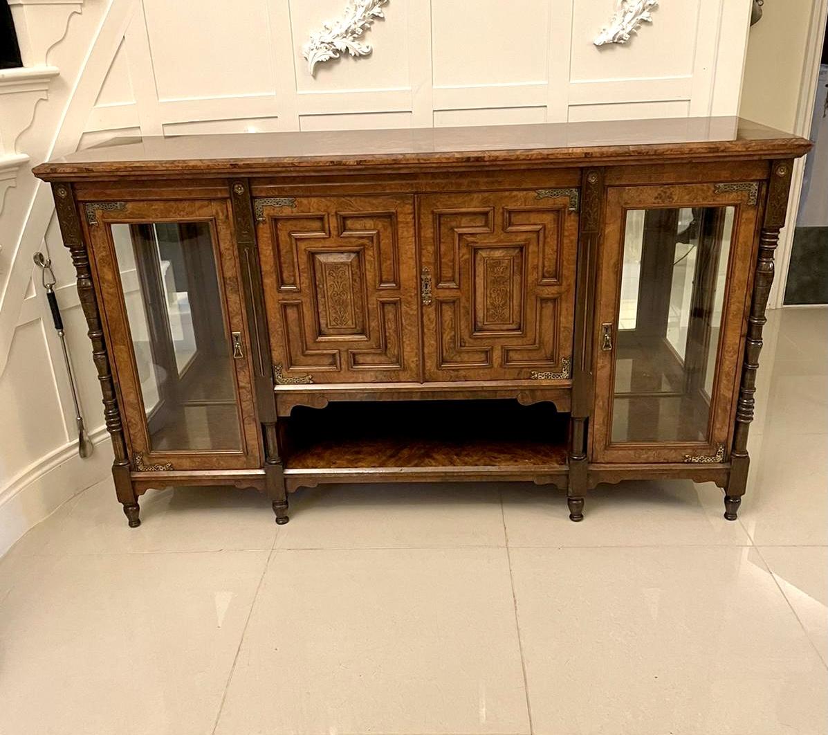 Outstanding Quality Antique Victorian Burr Walnut Credenza/sideboard (1 of 12) Outstanding Quality Antique Victorian Burr Walnut Credenza/sideboard (1 of 12)