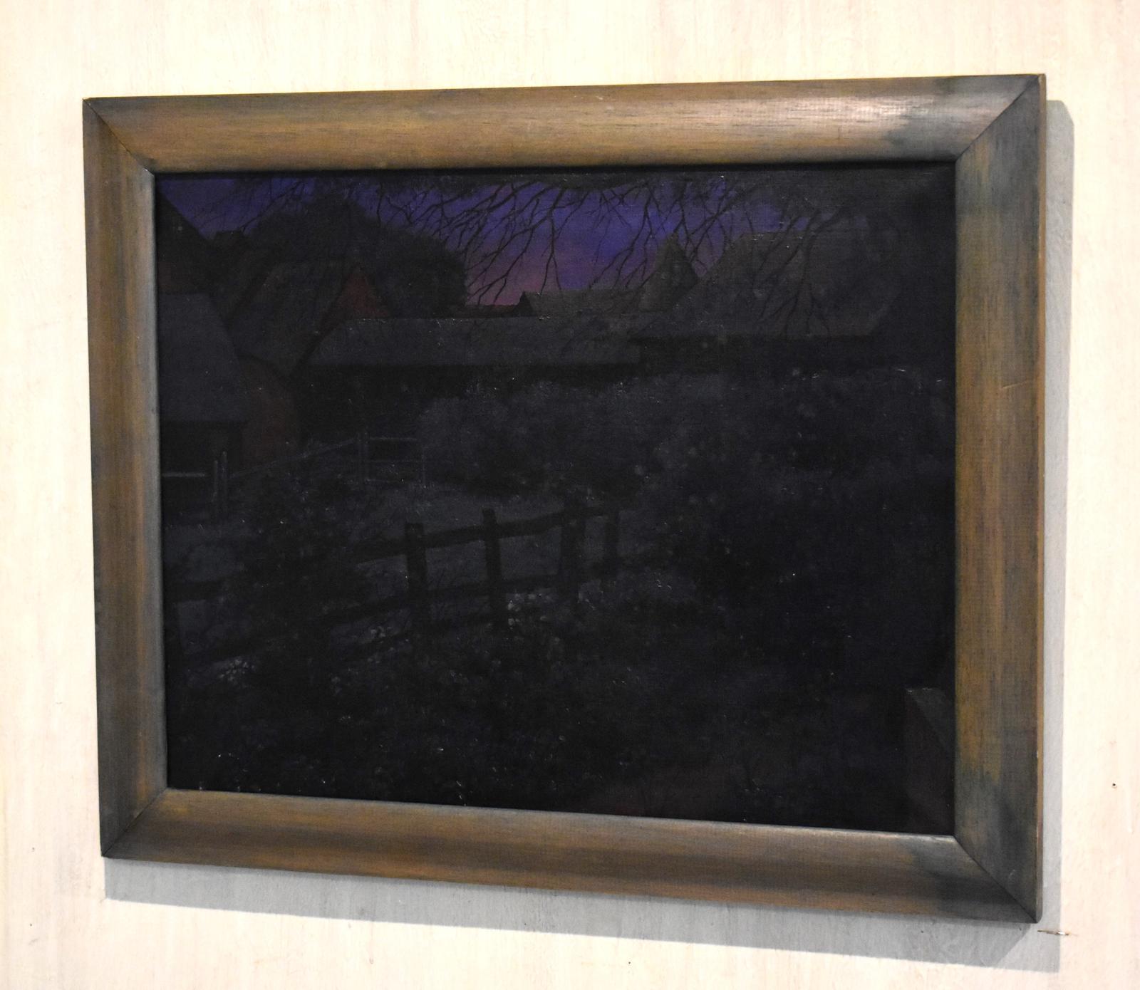 Night Scene Oil Painting by Frank Hughes (1 of 4)