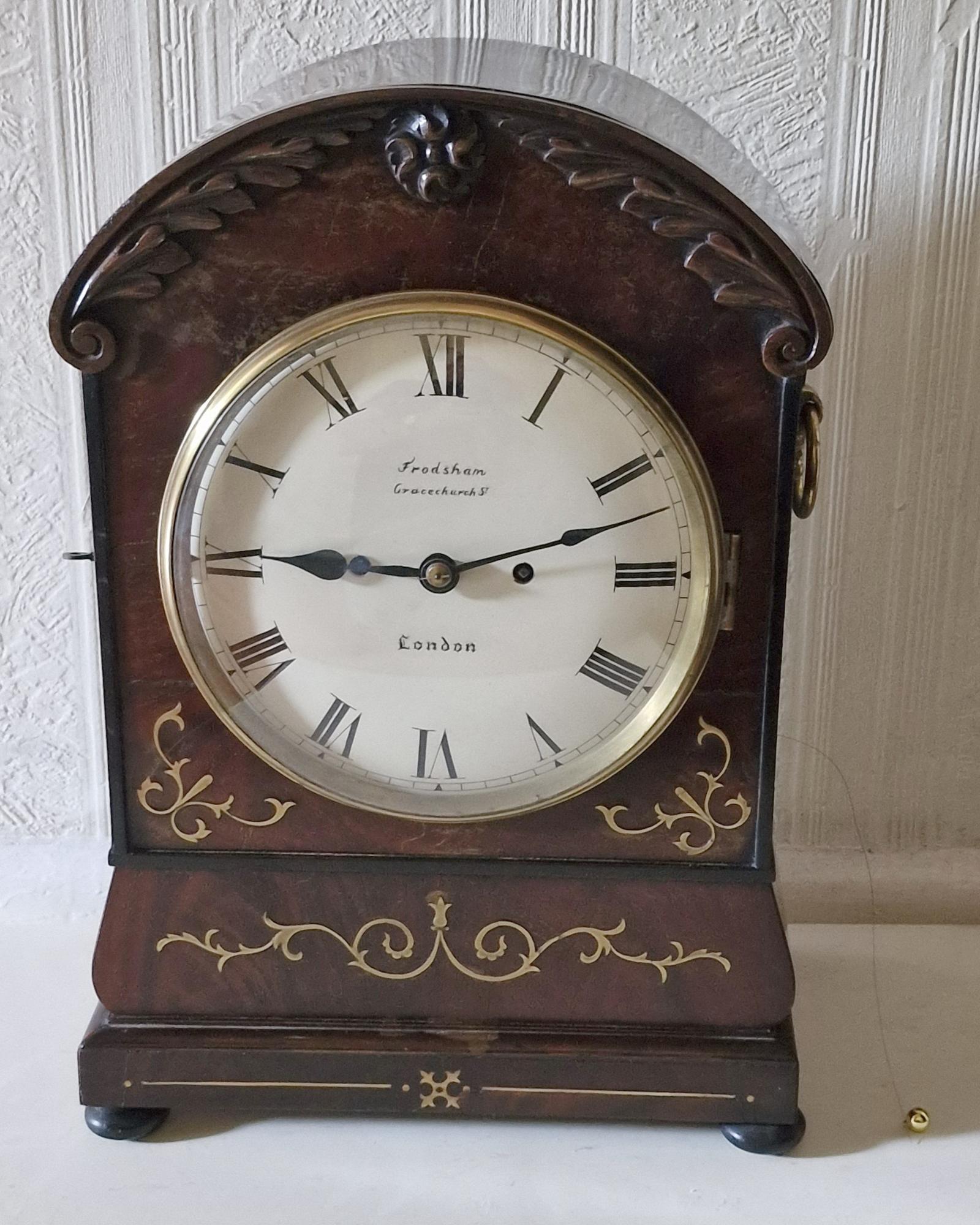 Frodsham, London Fusee Bracket/table Clock (1 of 6)