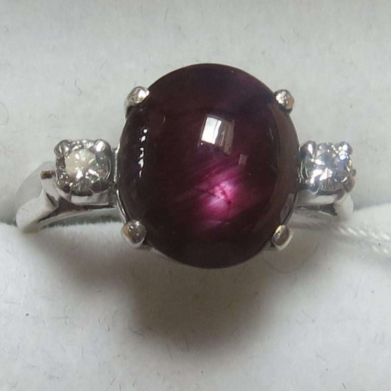 Star Ruby 18ct White Gold Ring (1 of 7)