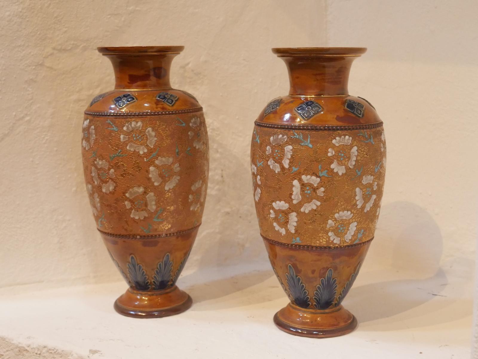 Pair Royal Doulton Vases (1 of 9)