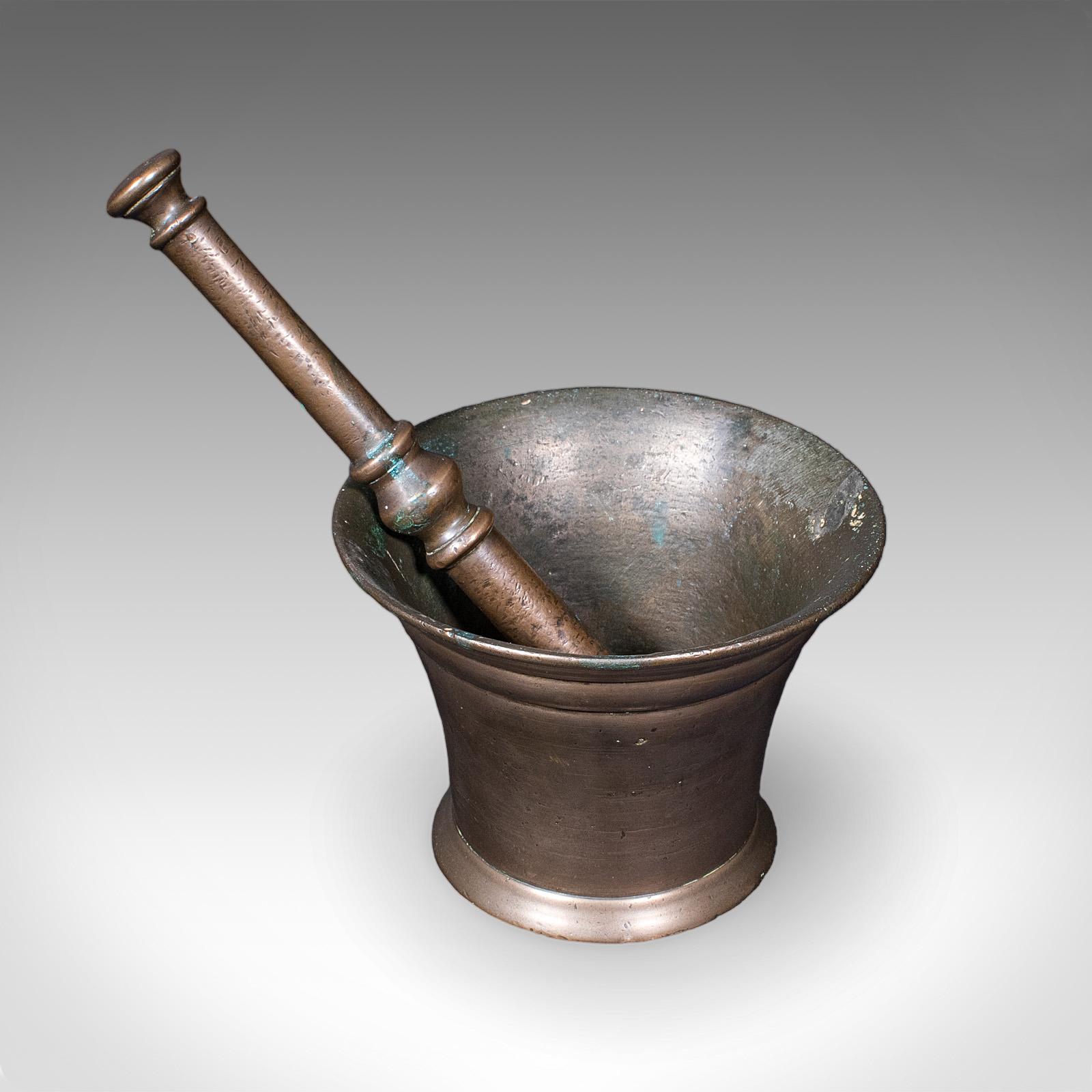 Antique Chemist's Counter Mortar & Pestle, English, Bronze, Apothecary - Georgian (1 of 12) Antique Chemist's Counter Mortar & Pestle, English, Bronze, Apothecary - Georgian (1 of 12)