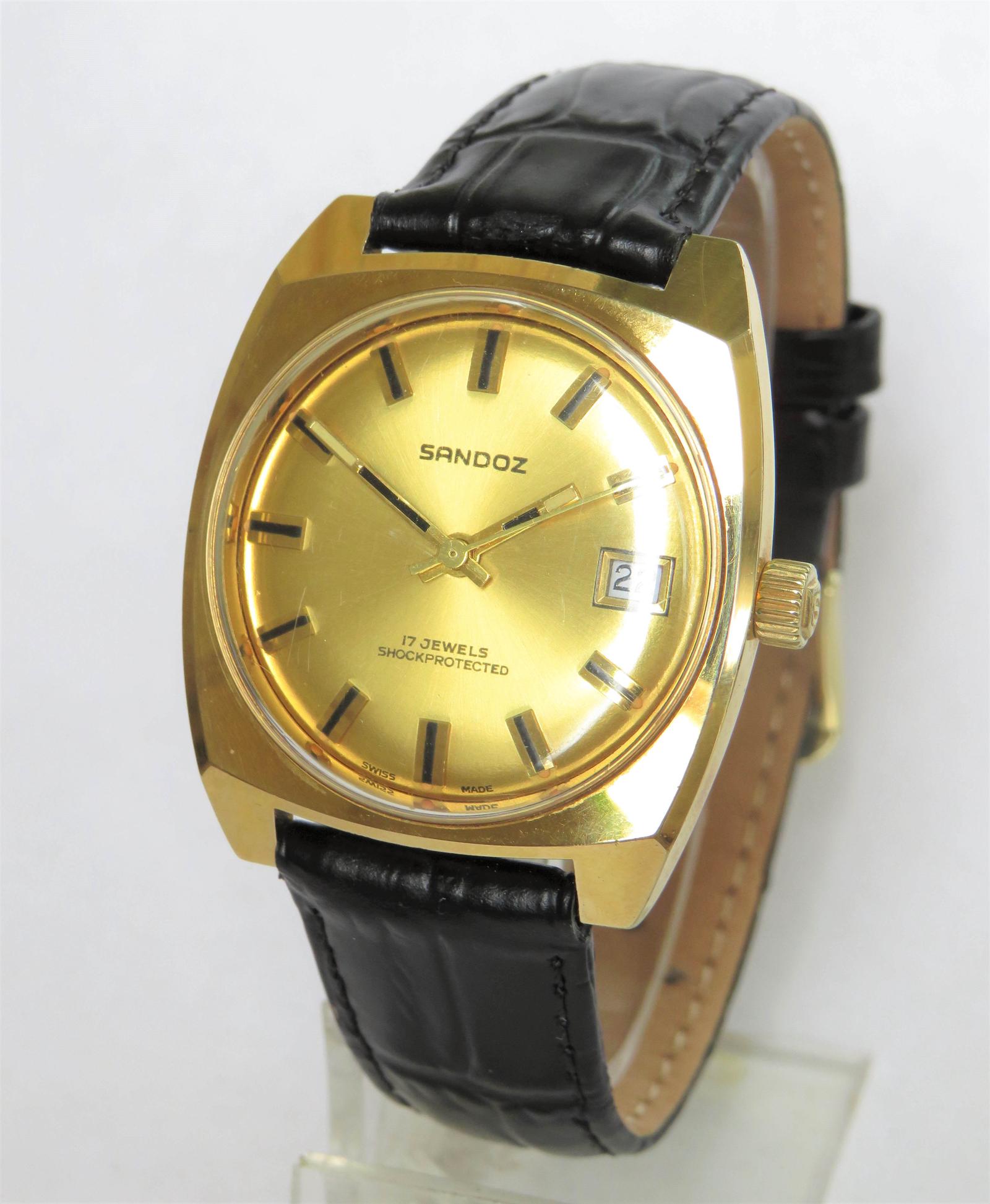 Gents 1970s Sandoz Wrist Watch (1 of 5) Gents 1970s Sandoz Wrist Watch (1 of 5)