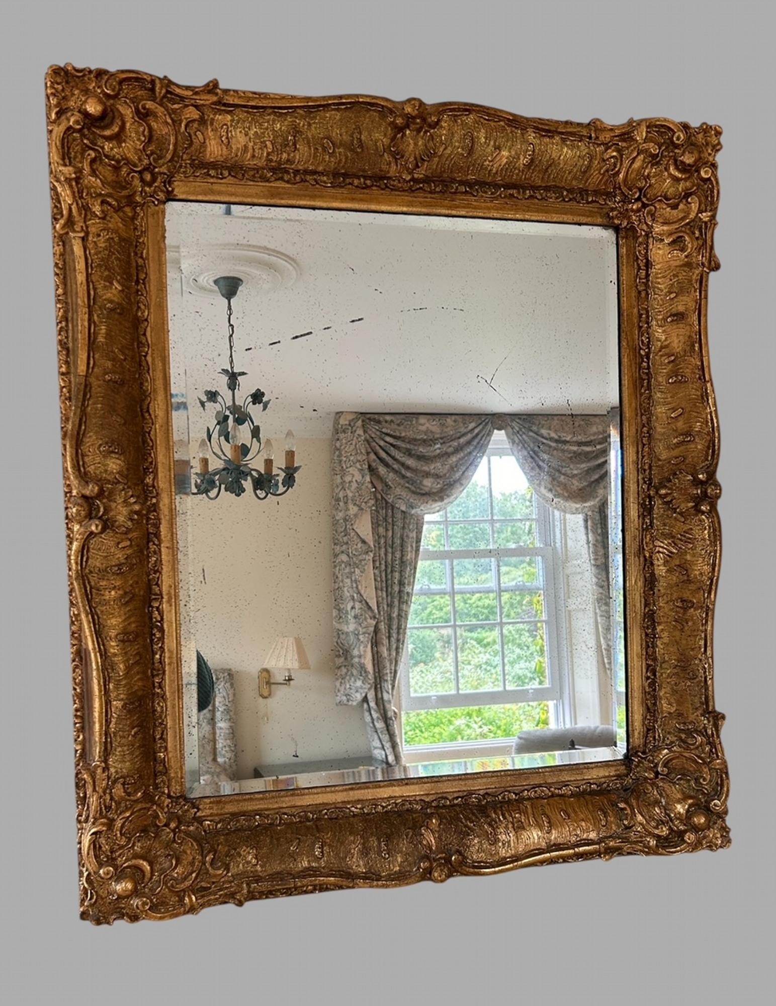 A 19th Century Attractive Gilded Mirror (1 of 5)