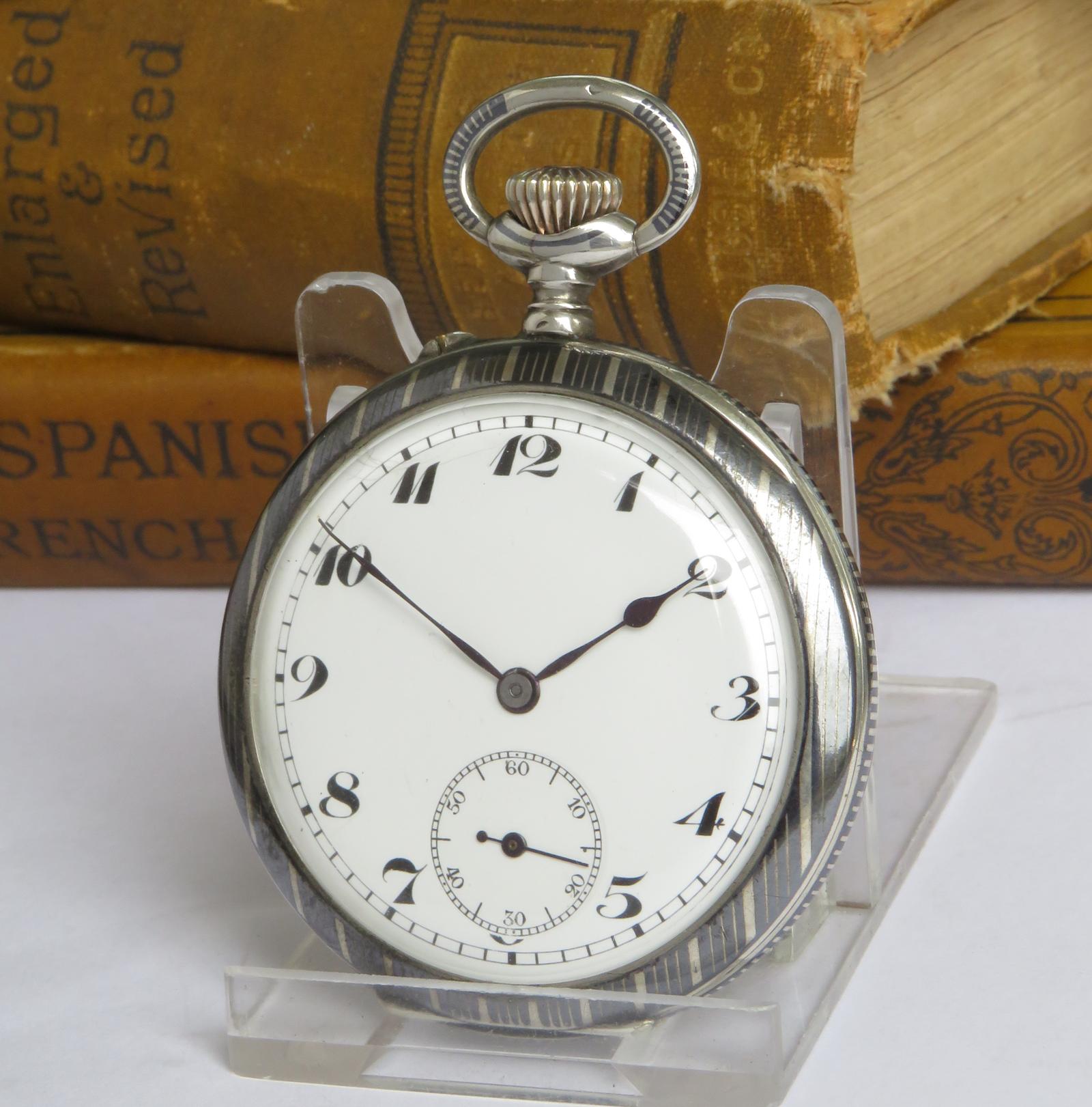 Pocket Watch: Antique Silver Niello Ware Pocket Watch (1 of 5) Pocket Watch: Antique Silver Niello Ware Pocket Watch (1 of 5)