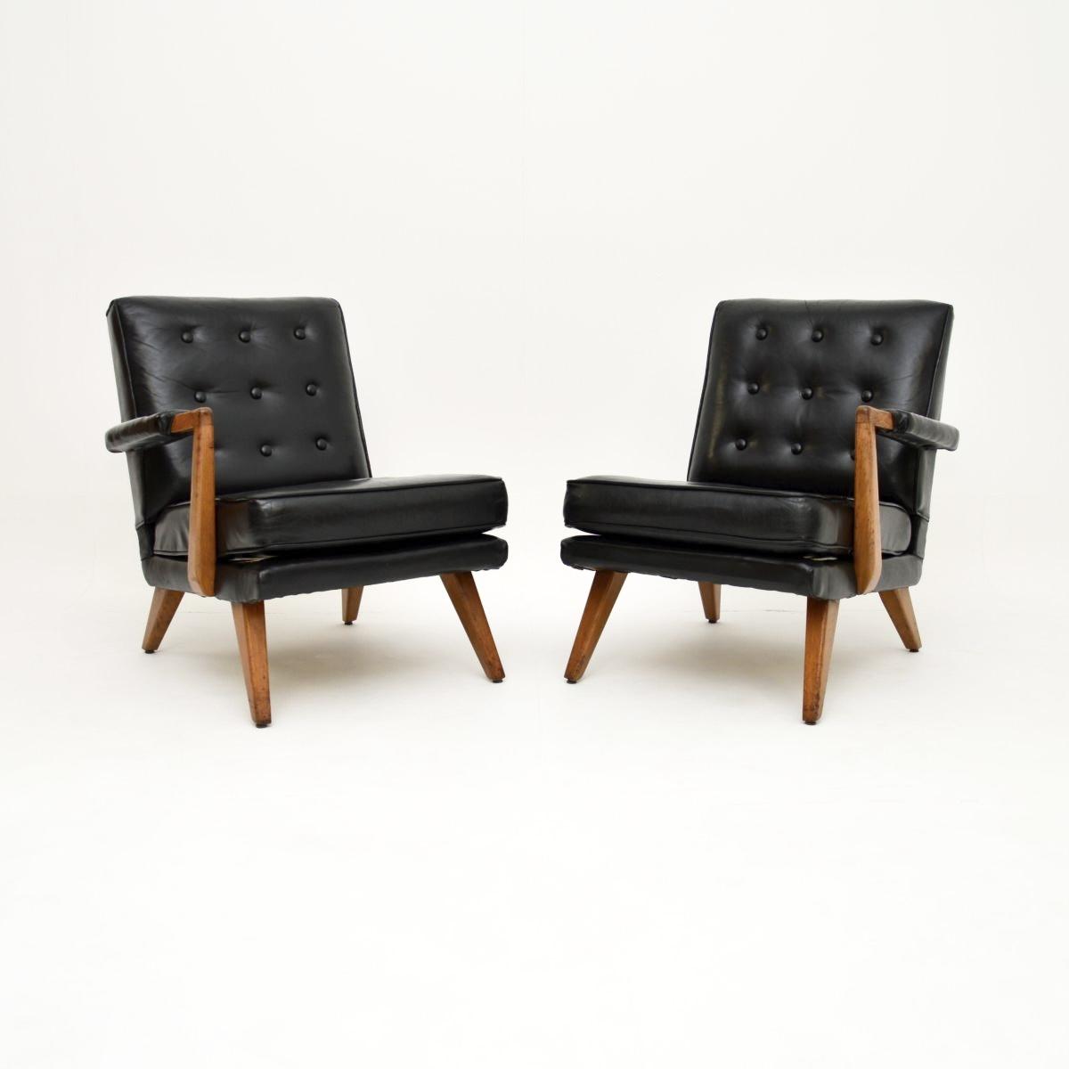 Pair of Vintage Leather G Plan Armchairs / Two Seat Sofa (1 of 10) Pair of Vintage Leather G Plan Armchairs / Two Seat Sofa (1 of 10)