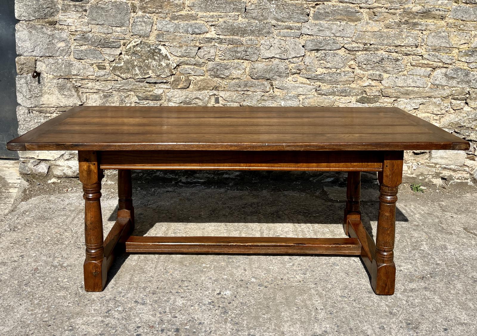 Antique Oak Refectory Table (1 of 14) Antique Oak Refectory Table (1 of 14)