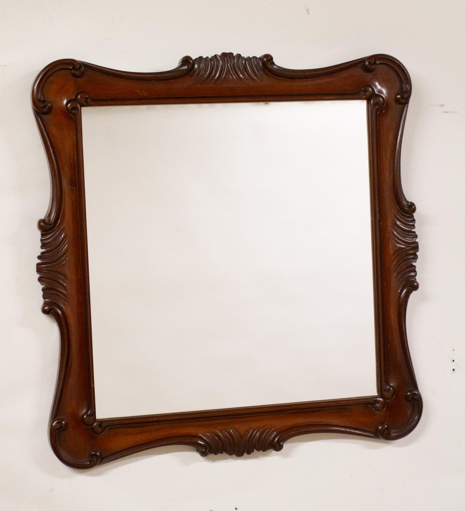 Early Victorian Mahogany & Carved Wall Mirror (1 of 6) Early Victorian Mahogany & Carved Wall Mirror (1 of 6)