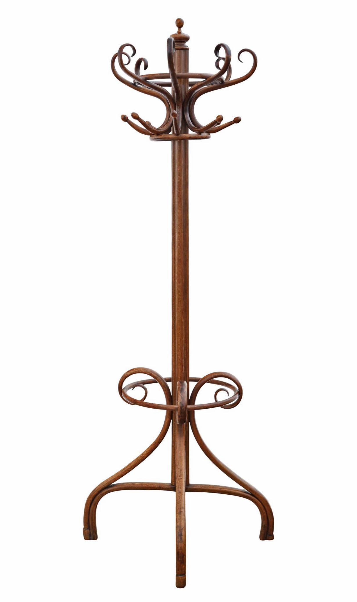 Antique Quality Bentwood Hall Stand for Hats, Coats, Sticks, and Umbrellas (1 of 5)