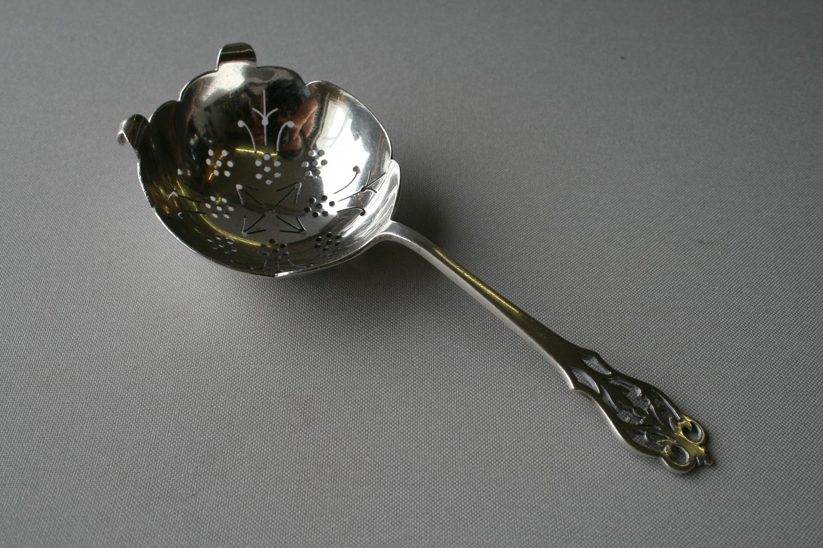 Silver Tea Strainer c.1935 (1 of 3) Silver Tea Strainer c.1935 (1 of 3)