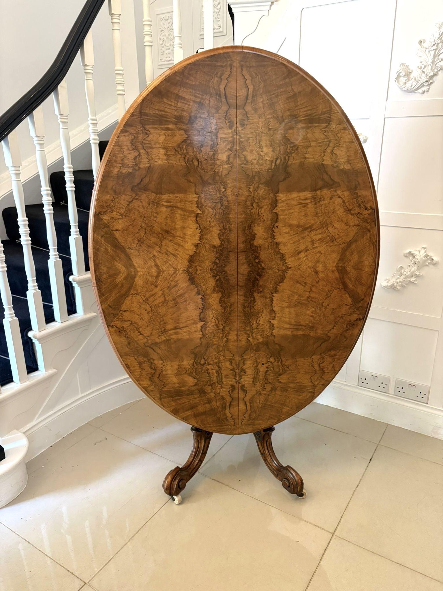 Antique Victorian Quality Burr Walnut Oval Centre Table / Dining Table (1 of 10) Antique Victorian Quality Burr Walnut Oval Centre Table / Dining Table (1 of 10)