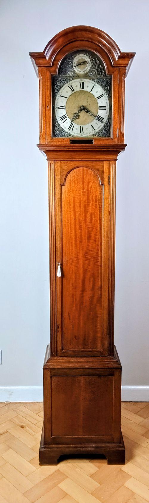 Small Grandfather Mahogany Longcase Clock - Quarter Chiming (1 of 13) Small Grandfather Mahogany Longcase Clock - Quarter Chiming (1 of 13)