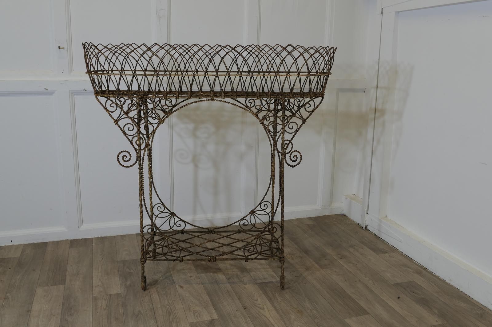 A Regency Wire Work Plant Stand (1 of 9)