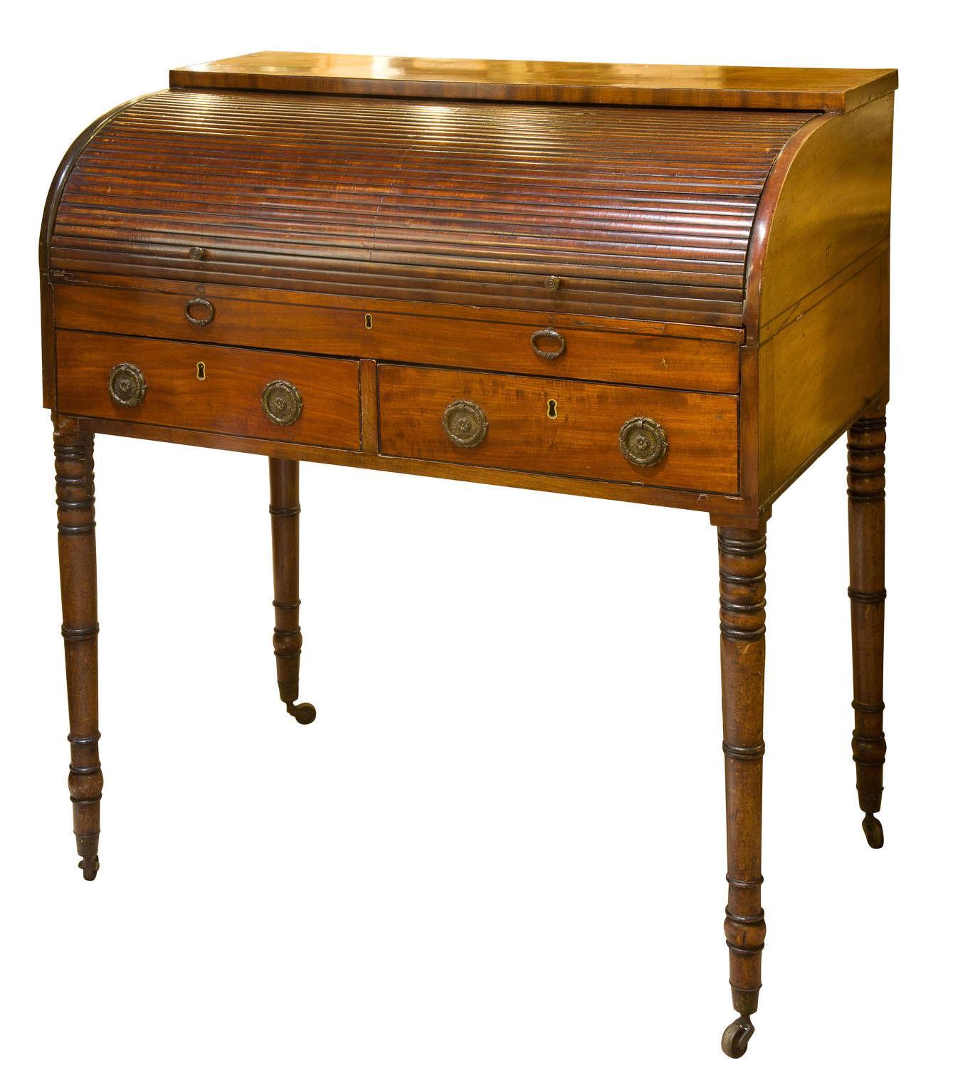 Edwardian Inlaid Ladies Kneehole Writing Desk (1 of 7) Edwardian Inlaid Ladies Kneehole Writing Desk (1 of 7)