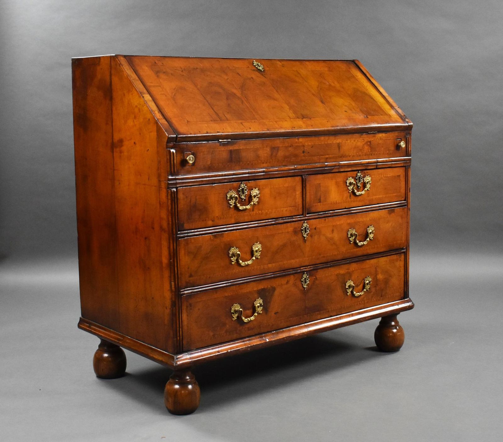 George I Walnut Bureau (1 of 14)