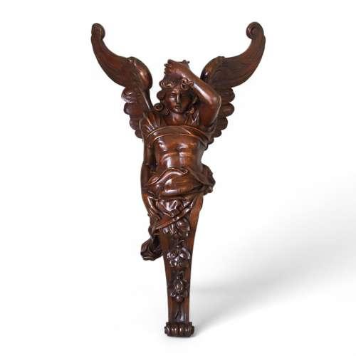 Finely Carved Pine Wooden Archangel Gabriel c.1890 (1 of 14) Finely Carved Pine Wooden Archangel Gabriel c.1890 (1 of 14)