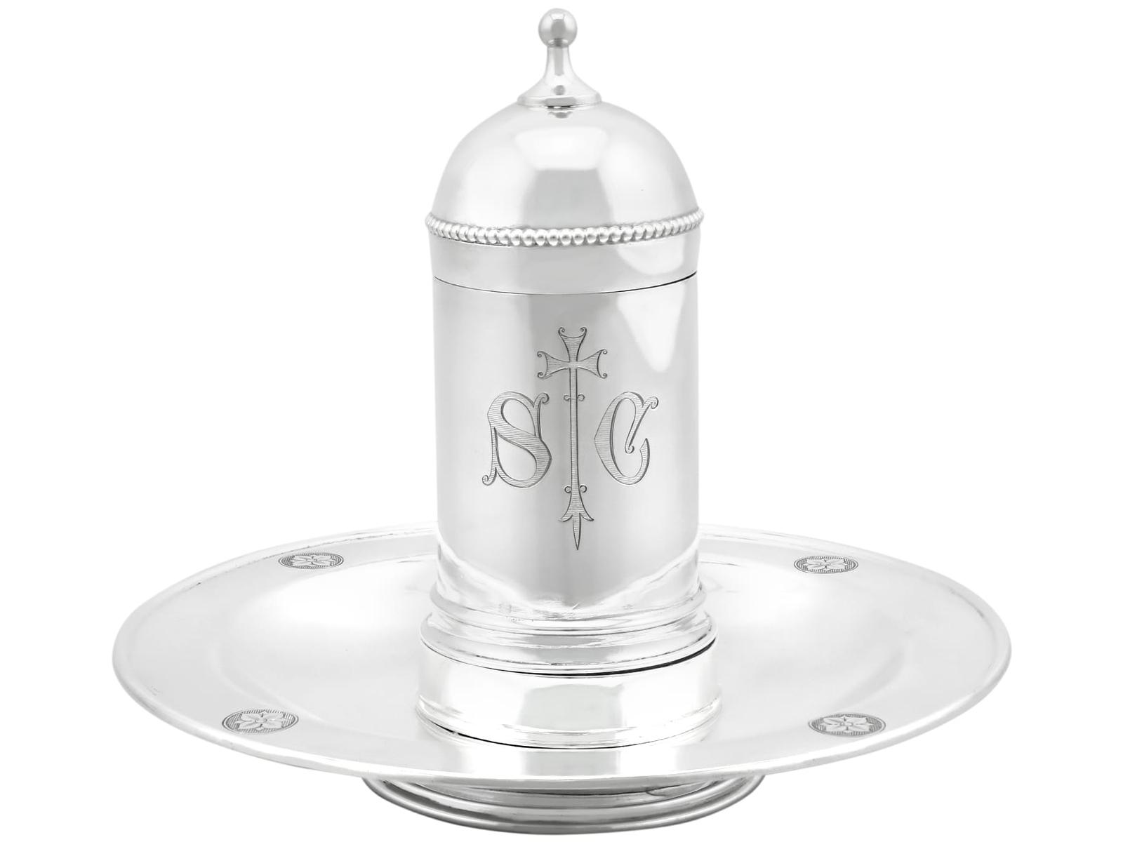 Vintage George VI Sterling Silver Communion Set (1 of 18)