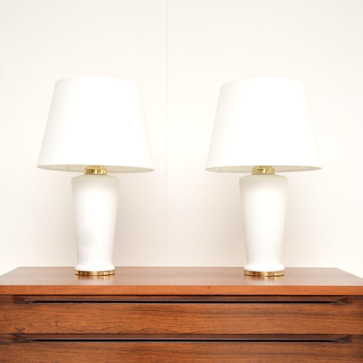 Pair of Vintage Murano Glass Table Lamps (1 of 6)