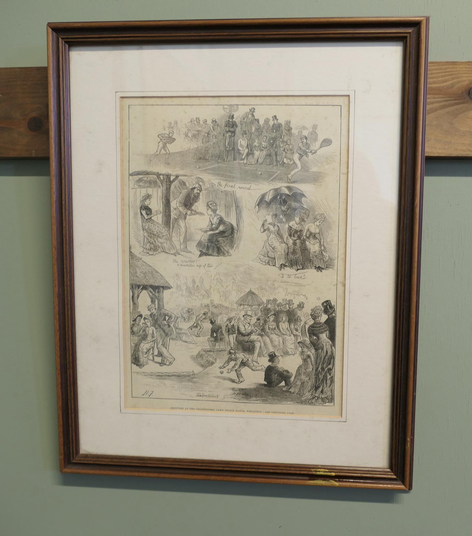 Humorous Sketches from Wimbledon 1879 (1 of 6)