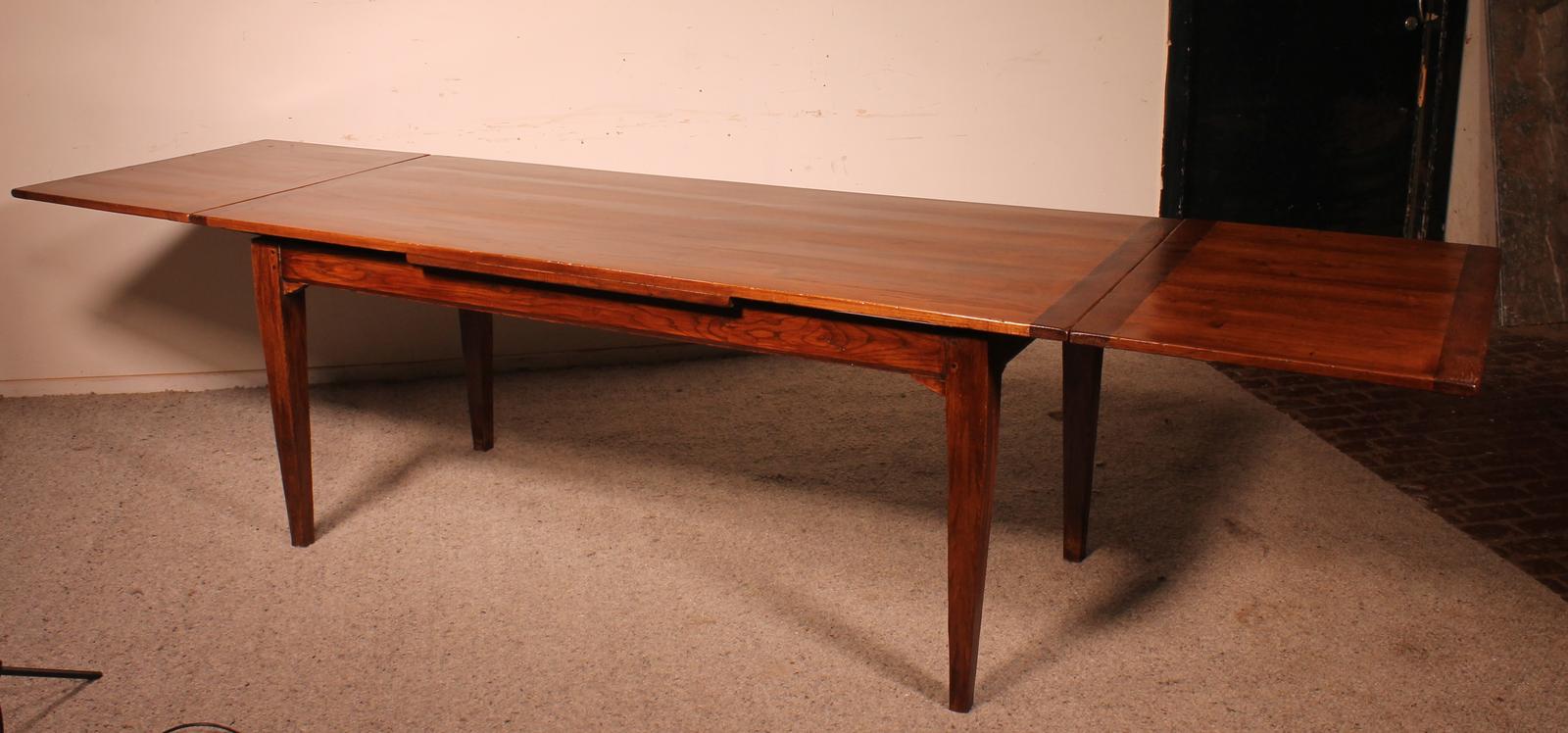 19th Century French Oak Extending Table (1 of 12)