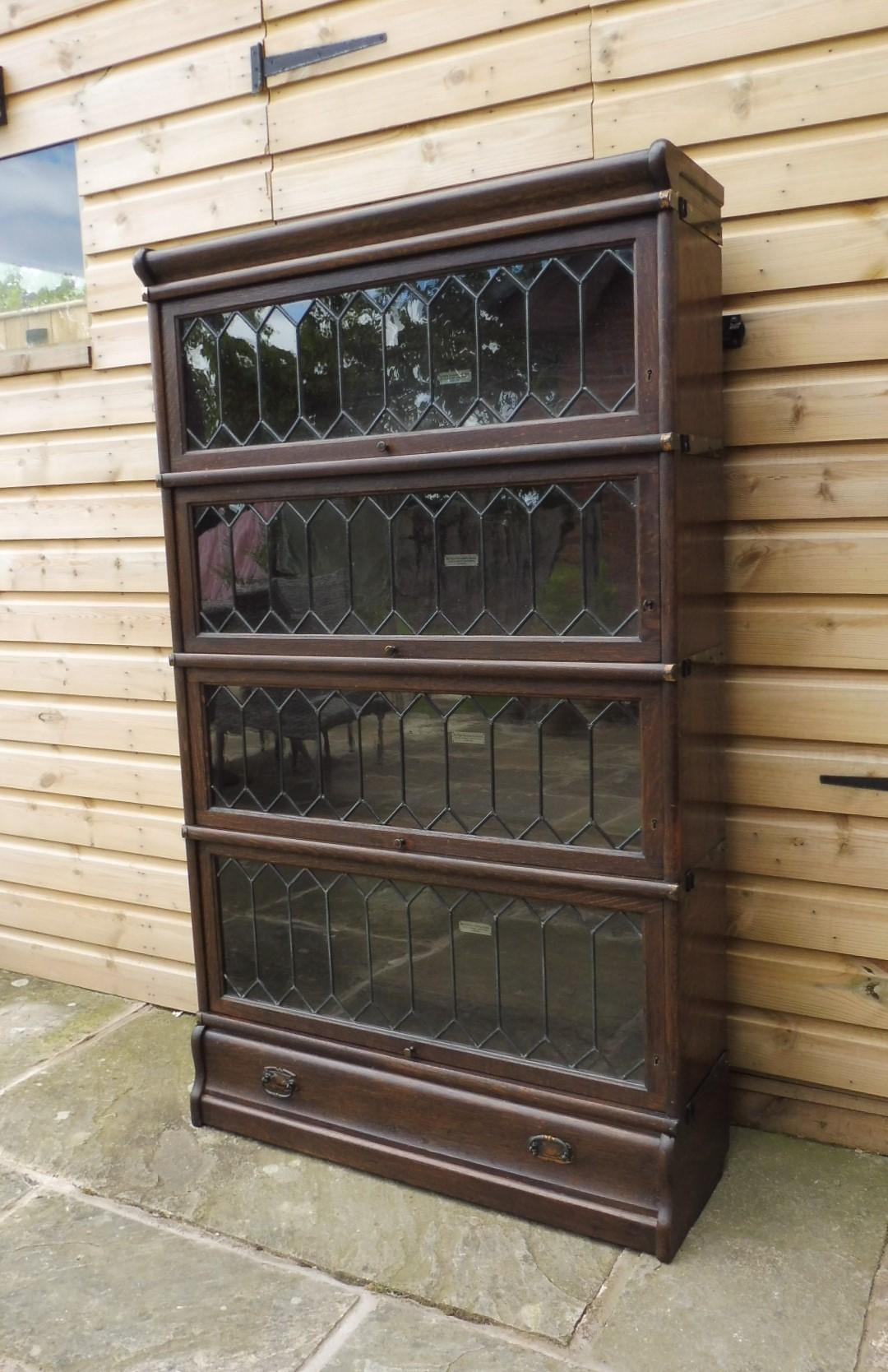 Oak Globe Wernicke Bookcase (1 of 9)