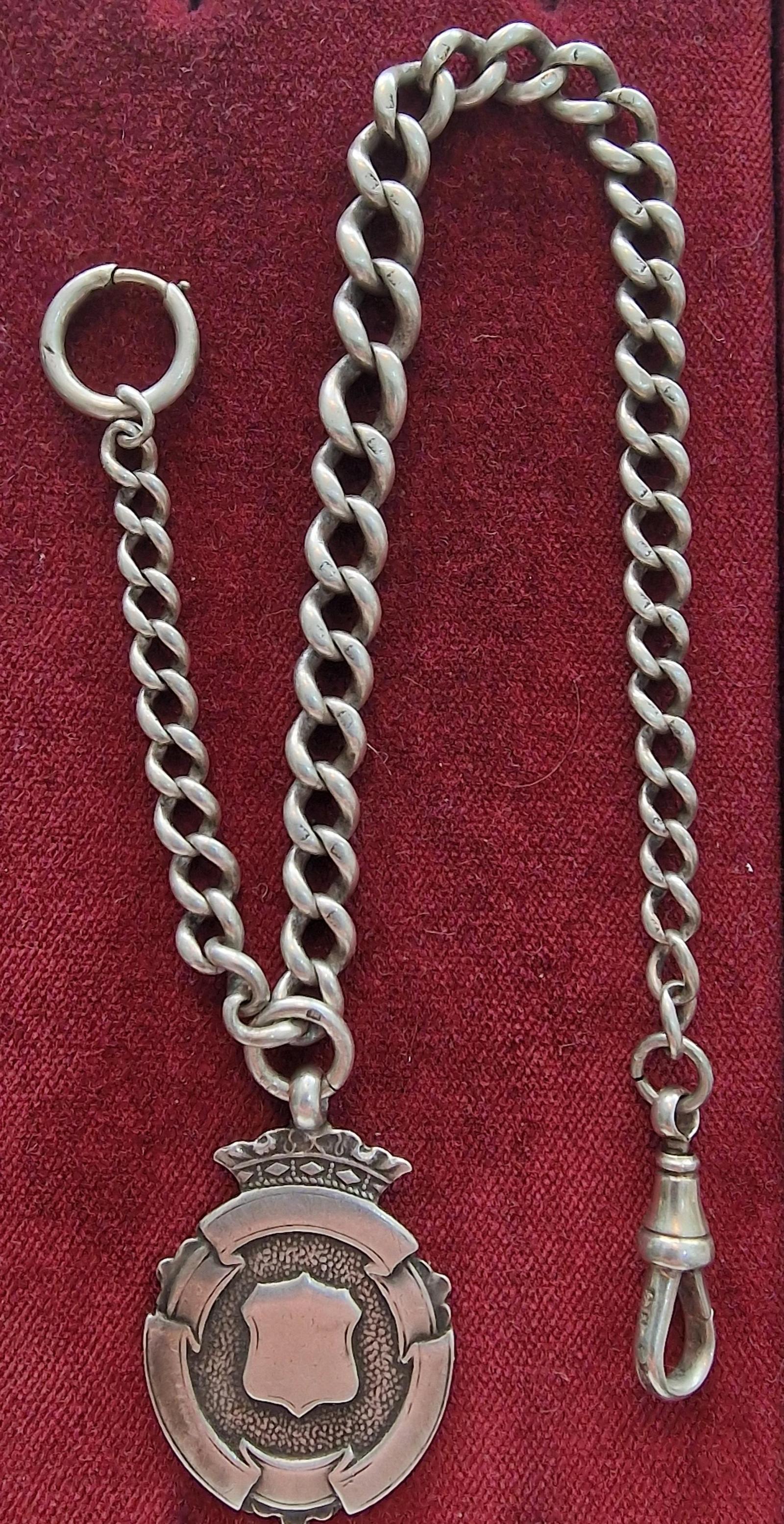 Silver Pocket Watch Chain 1925 (1 of 3) Silver Pocket Watch Chain 1925 (1 of 3)