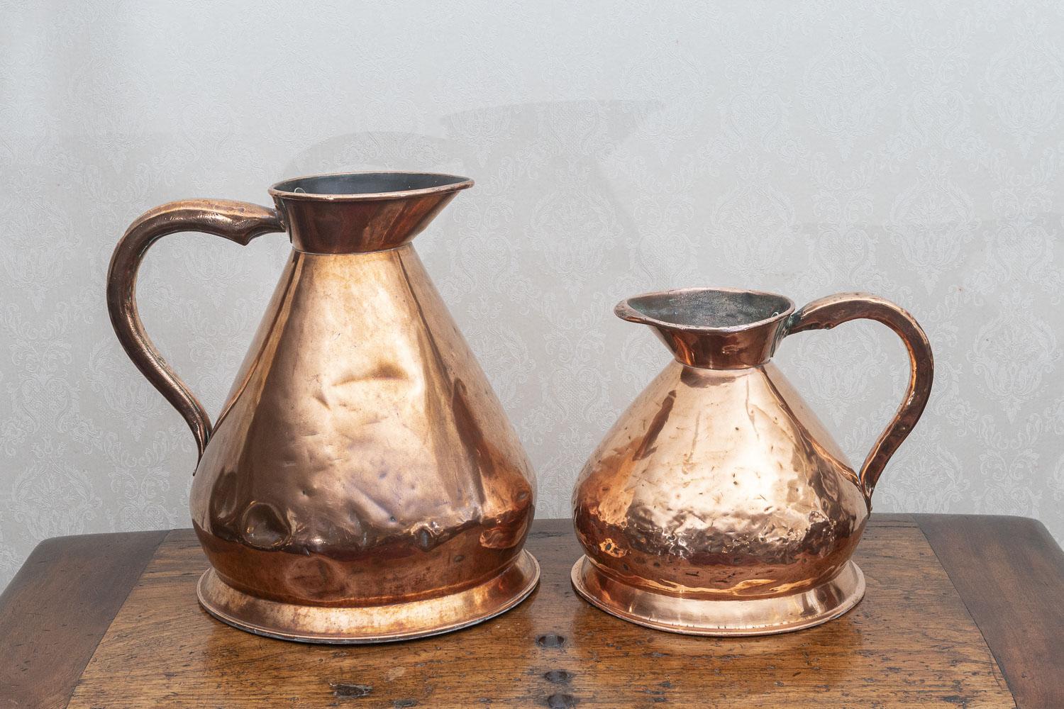 A Pair of Early 19th Century Copper Beer Measures (1 of 7) A Pair of Early 19th Century Copper Beer Measures (1 of 7)