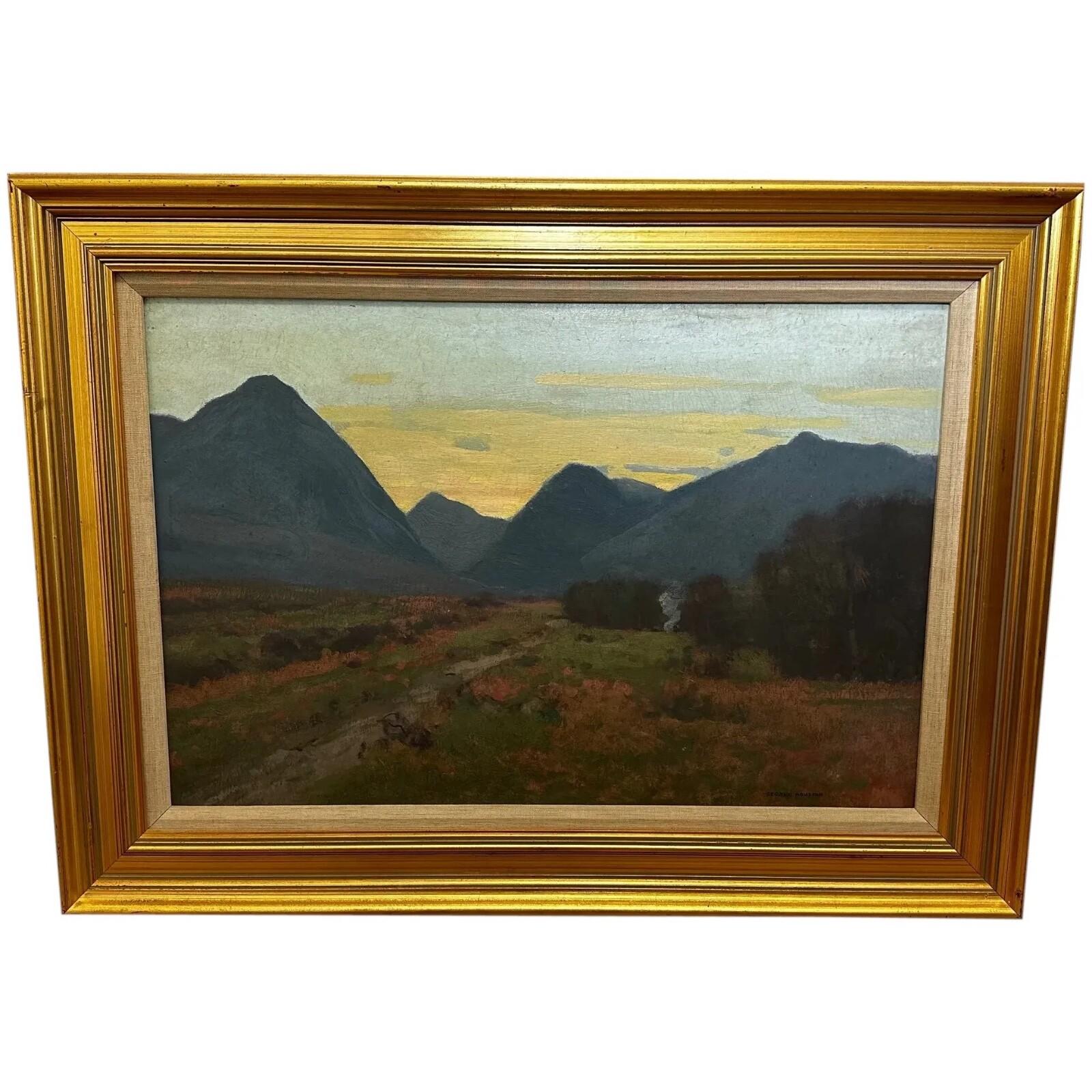 Antique Isle of Arran Landscape Evening Glen Sannox by George Houston (1 of 19) Antique Isle of Arran Landscape Evening Glen Sannox by George Houston (1 of 19)