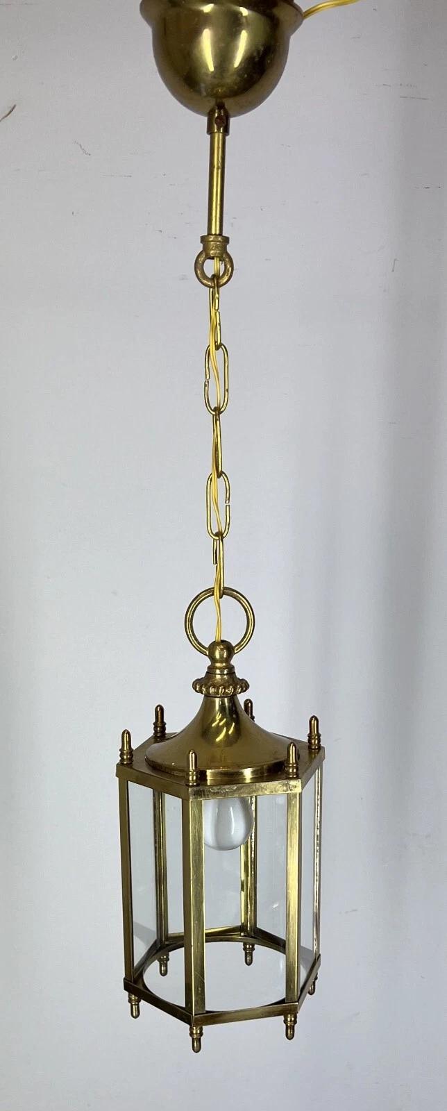 Ceiling Lamp Vintage Style Brass Pendant Chandelier Lantern Light (1 of 9) Ceiling Lamp Vintage Style Brass Pendant Chandelier Lantern Light (1 of 9)
