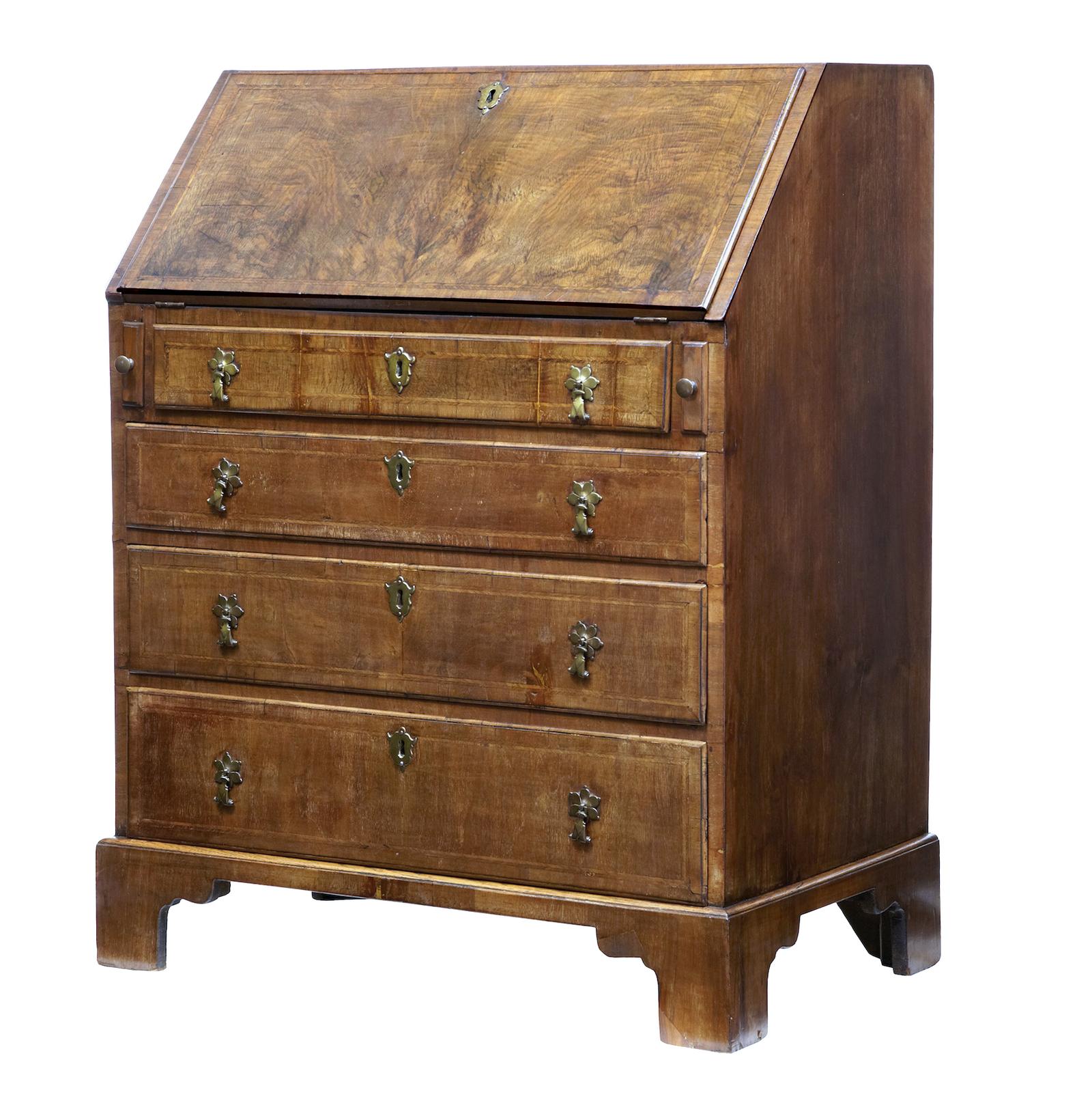 18th Century Walnut Bureau of Small Proportions (1 of 7)