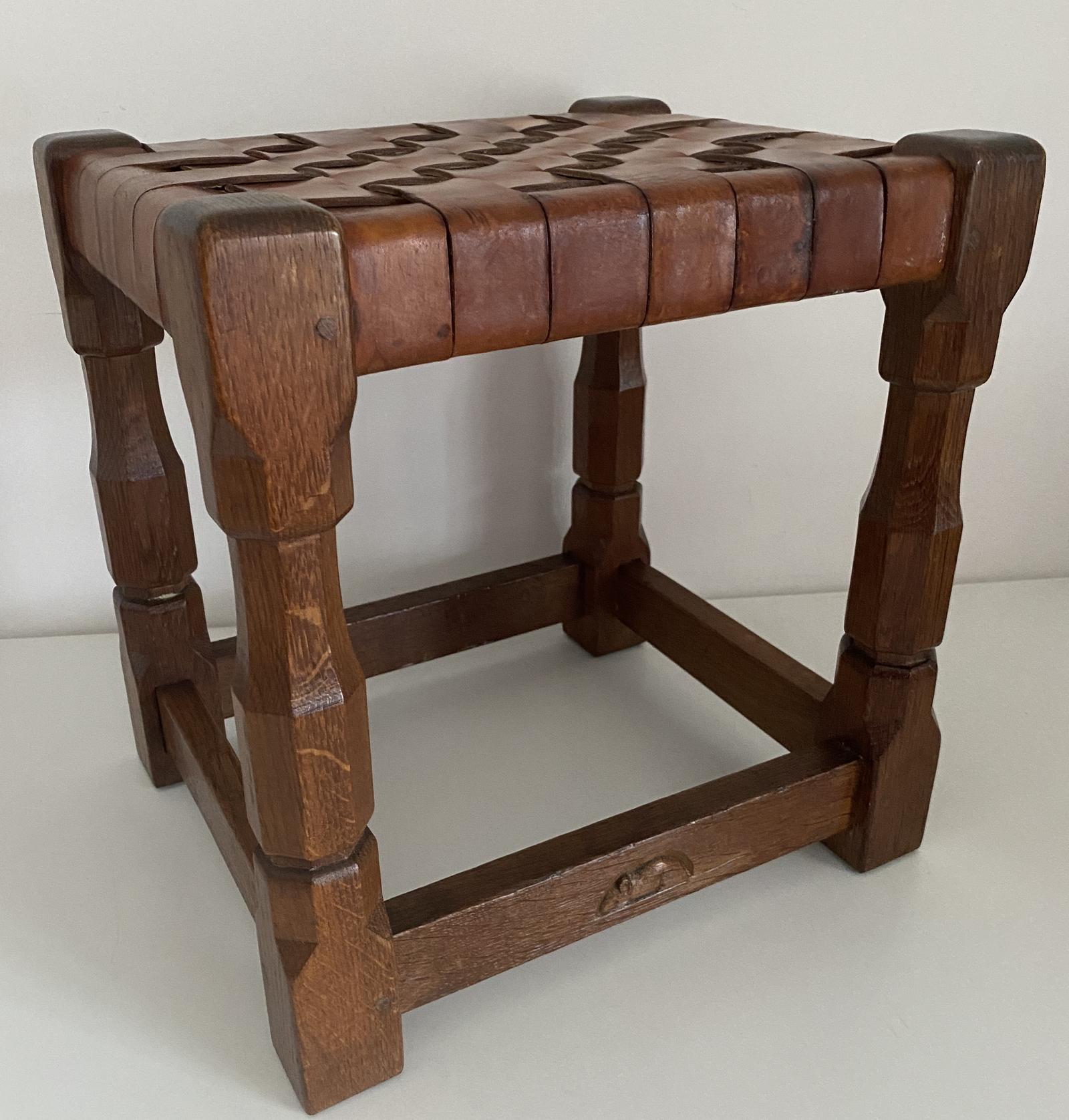 Robert ‘mouseman’ Thompson of Kilburn Stool. C1930. (1 of 8)