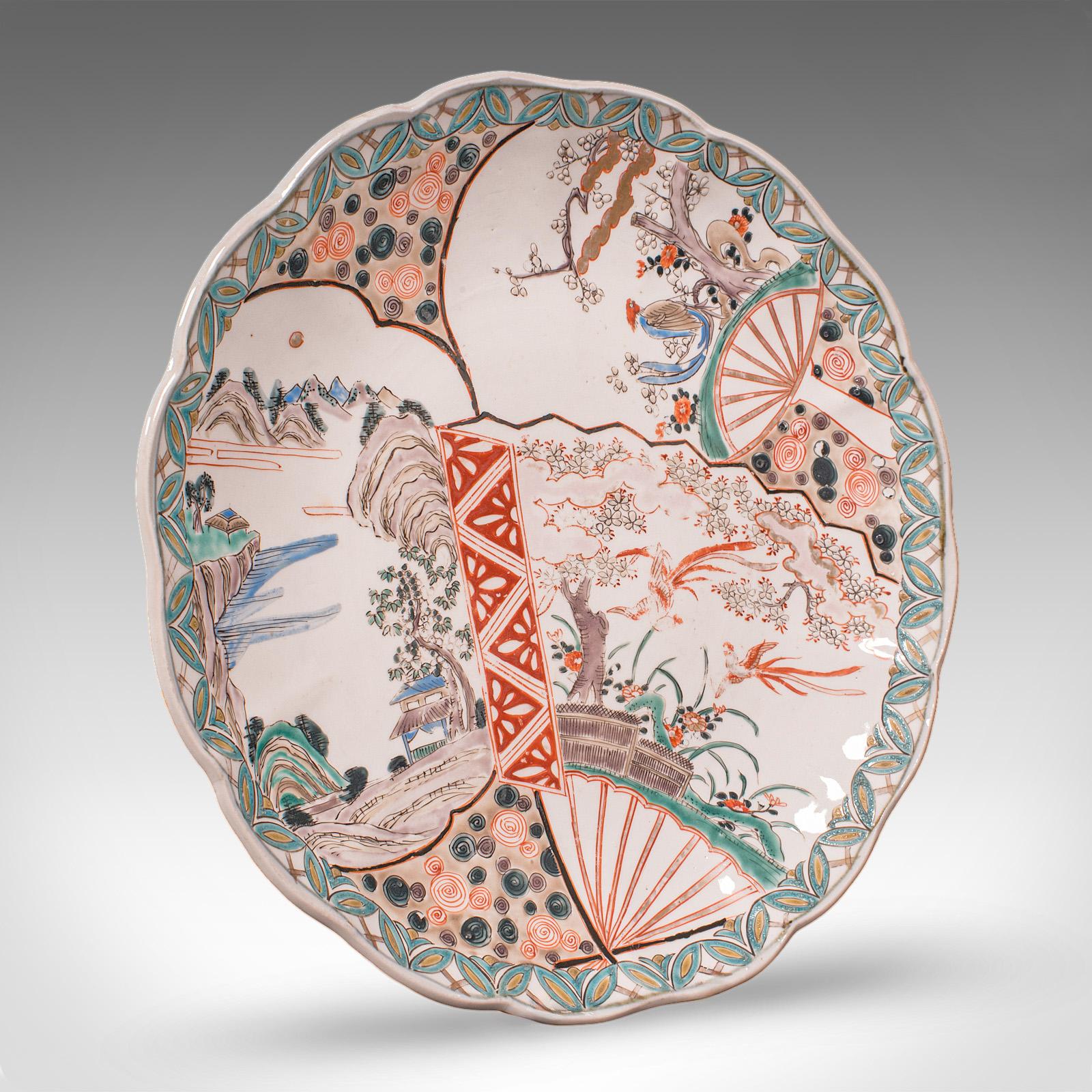 Antique Imari Fruit Plate, Japanese, Meiji Ceramic Decorative Charger, Victorian (1 of 8) Antique Imari Fruit Plate, Japanese, Meiji Ceramic Decorative Charger, Victorian (1 of 8)