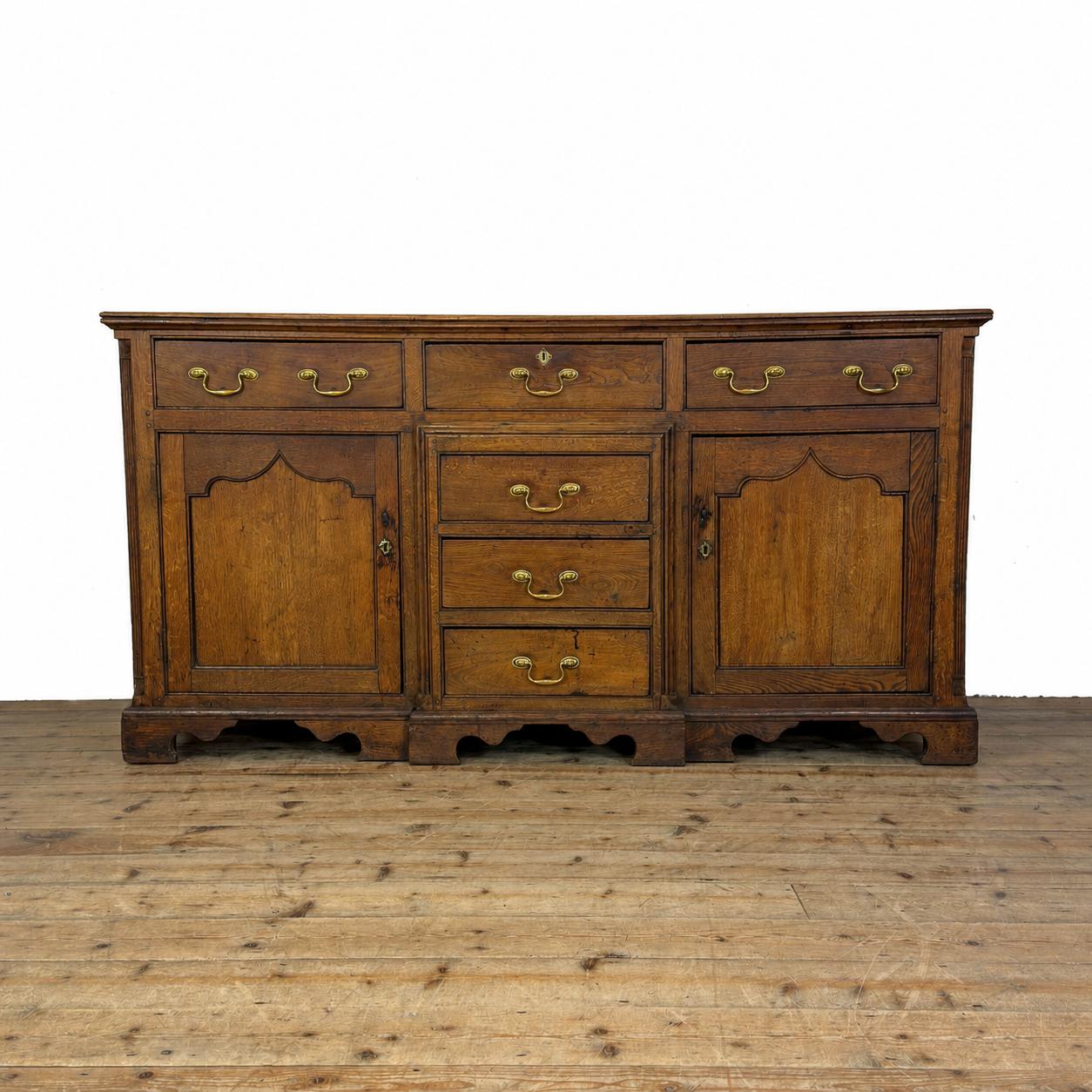 Antique Georgian Oak Dresser Base Sideboard (1 of 14) Antique Georgian Oak Dresser Base Sideboard (1 of 14)