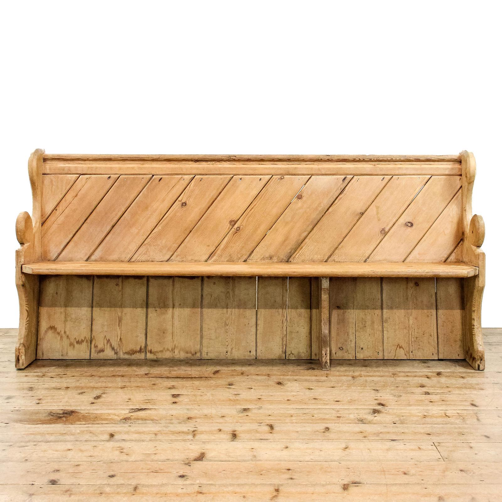 Antique 19th Century Stripped Pine Pew (1 of 10) Antique 19th Century Stripped Pine Pew (1 of 10)