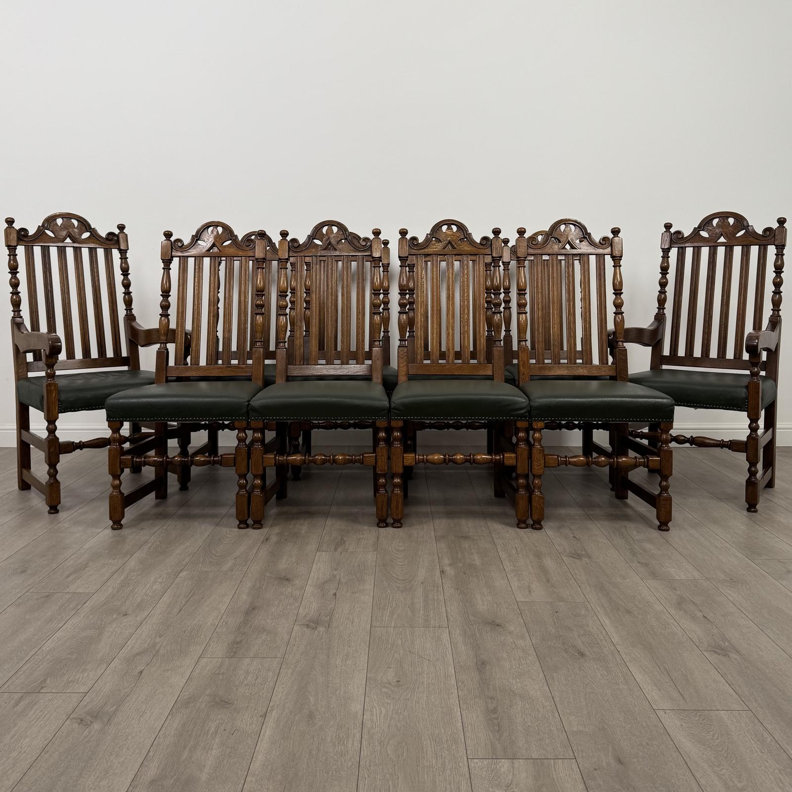 Antique 20th Century Fine Quality Set of 10 Oak Dining Chairs (1 of 11) Antique 20th Century Fine Quality Set of 10 Oak Dining Chairs (1 of 11)