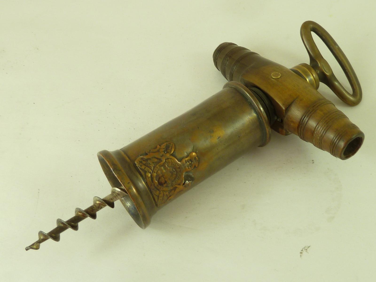 1802 Thomason III Variant Patent Corkscrew Ne Plus Ultra Bronze Antique (1 of 8)