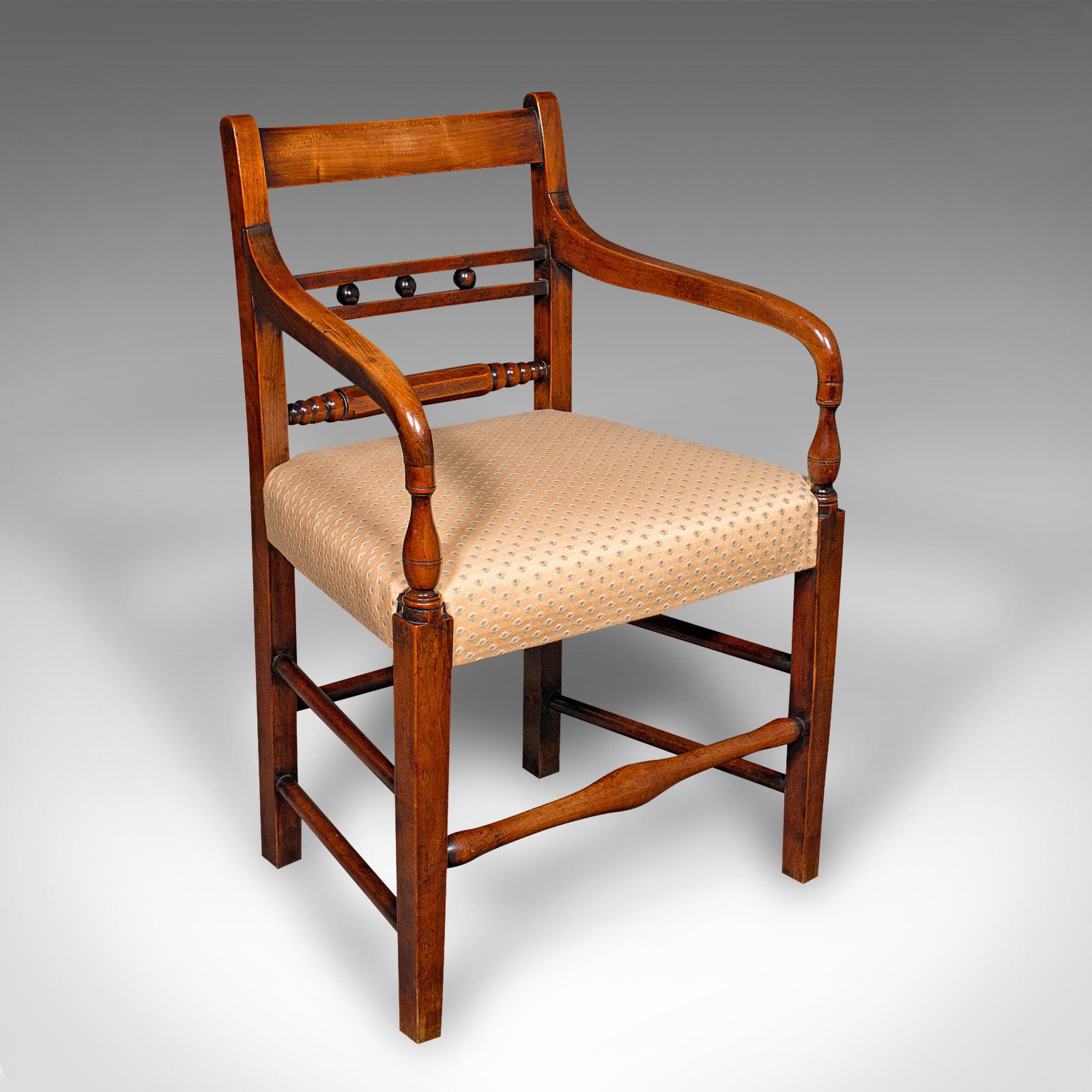 Antique Elbow Chair, English, Fruitwood, Office, Desk Seat, Victorian c.1870 (1 of 12) Antique Elbow Chair, English, Fruitwood, Office, Desk Seat, Victorian c.1870 (1 of 12)