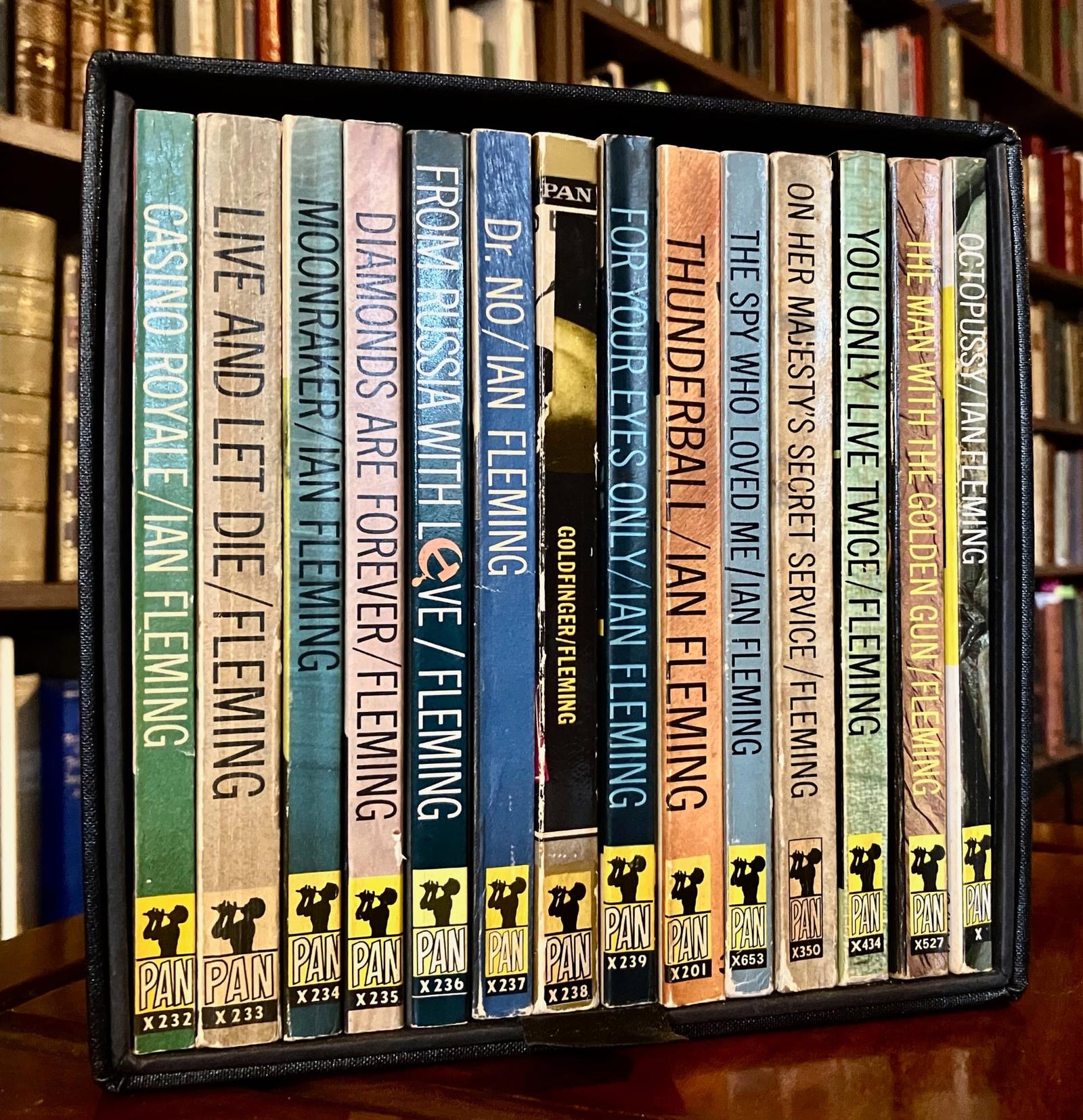 1960s James Bond Novels Complete Set by Ian Fleming 14 x Volumes + Slipcase (1 of 5)