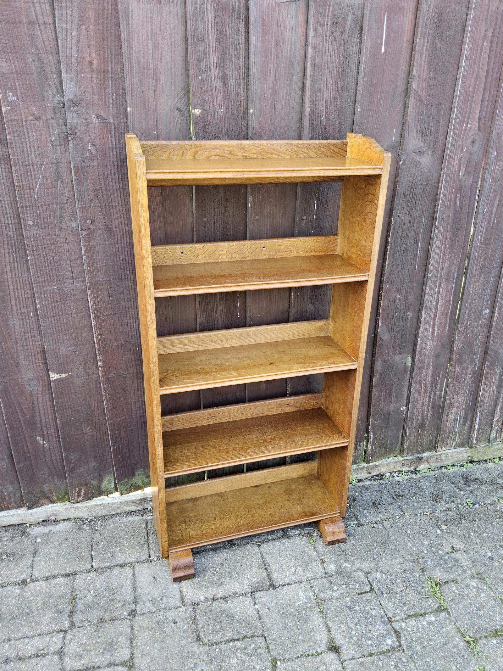 Oak Open Bookcase (1 of 4)
