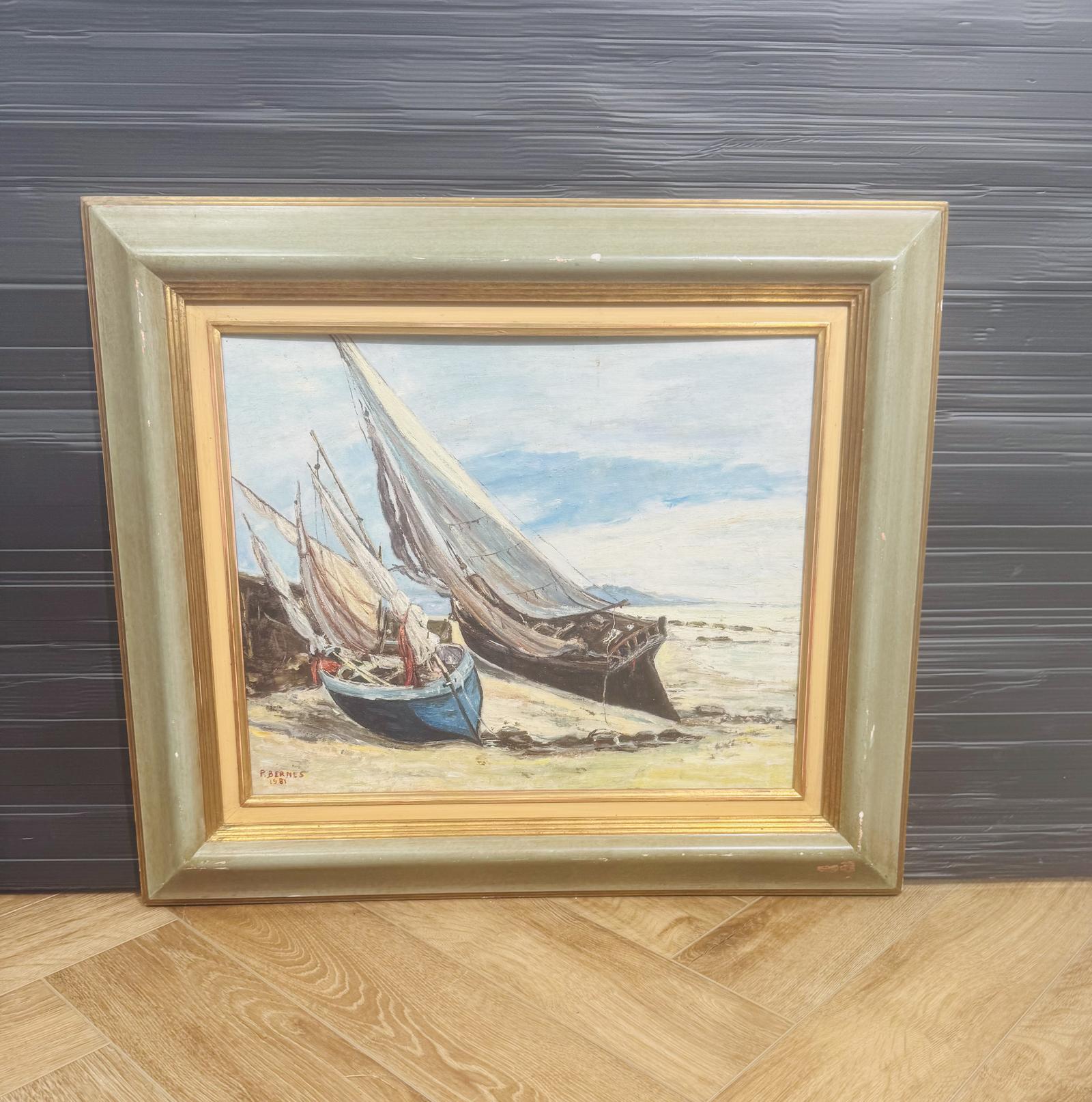 Oil on Board " Marine' by Patrick Bernes (1 of 7)