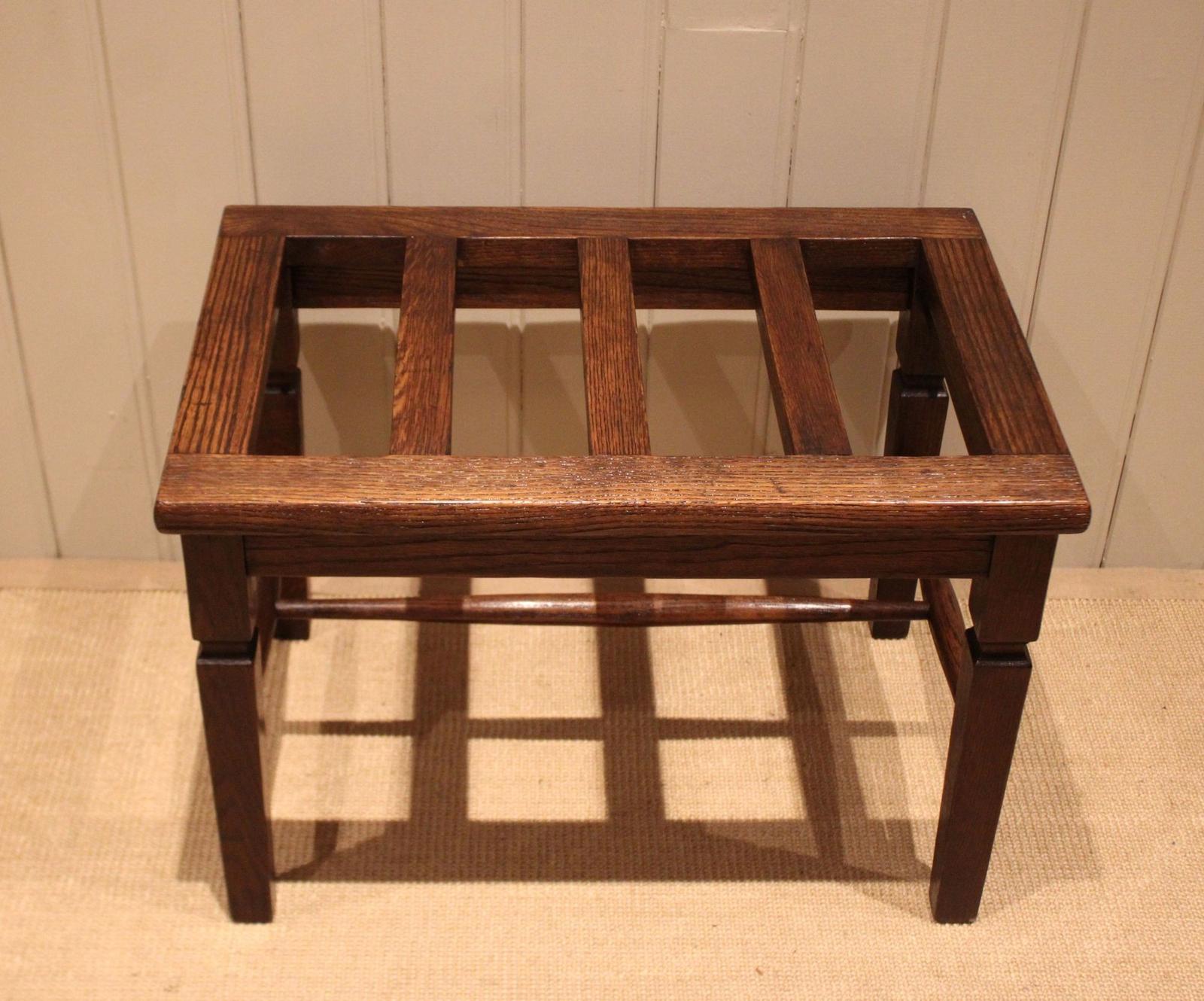 Late 19th Century Oak Luggage Stand (1 of 14)