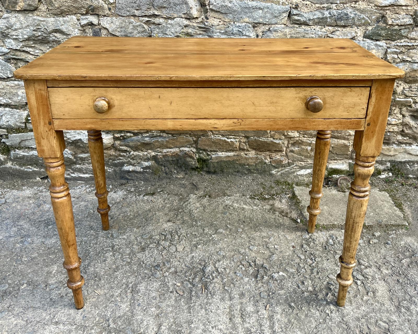 Antique Stripped Pine Side Table (1 of 13) Antique Stripped Pine Side Table (1 of 13)