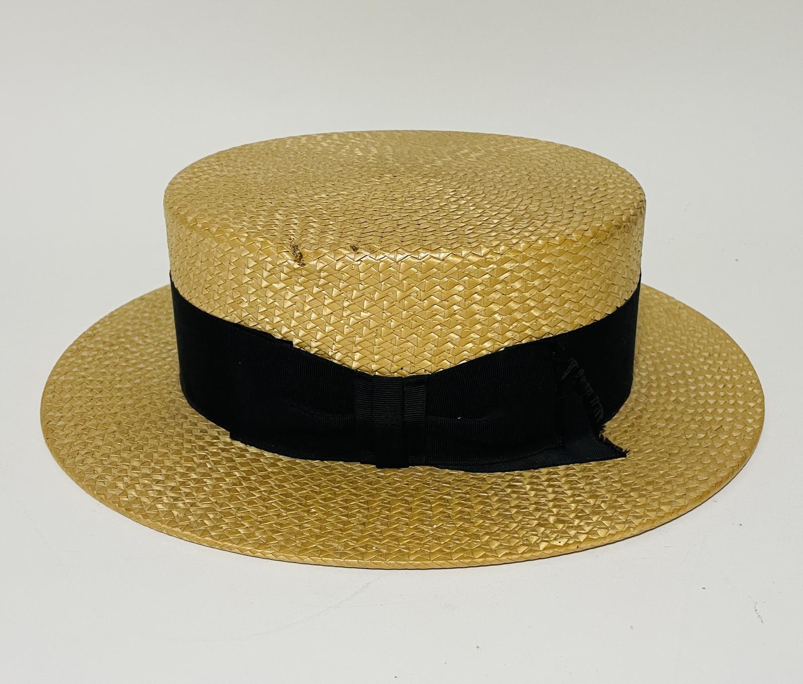 Original Vintage Straw Boater (1 of 12)