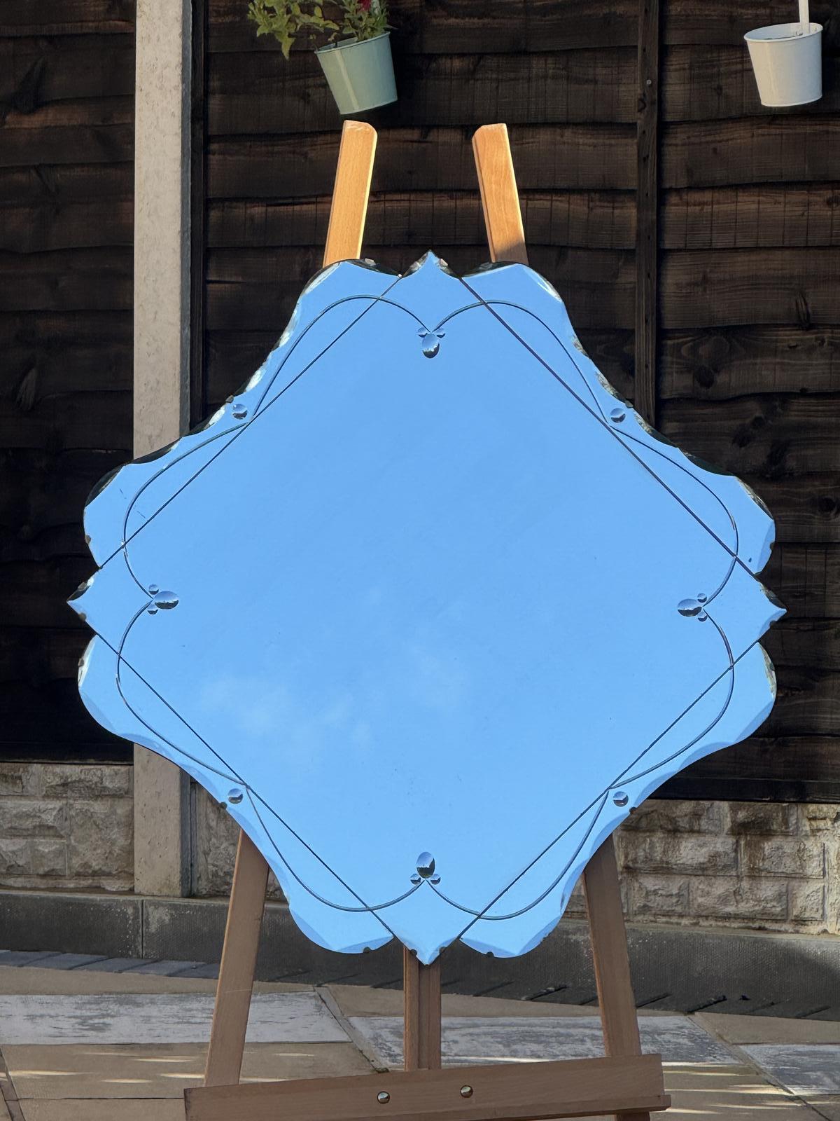 Quality Silver Art Deco Mirror (1 of 5)