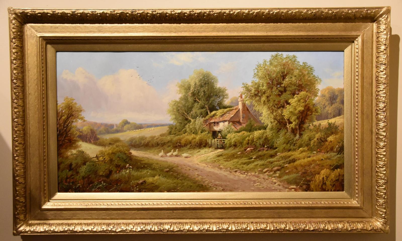 Oil Painting by Robin Fenson - A Cottage View (1 of 5)
