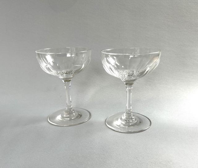 Fine Pair of Victorian Cut Glass Champagne Bowls (1 of 6) Fine Pair of Victorian Cut Glass Champagne Bowls (1 of 6)