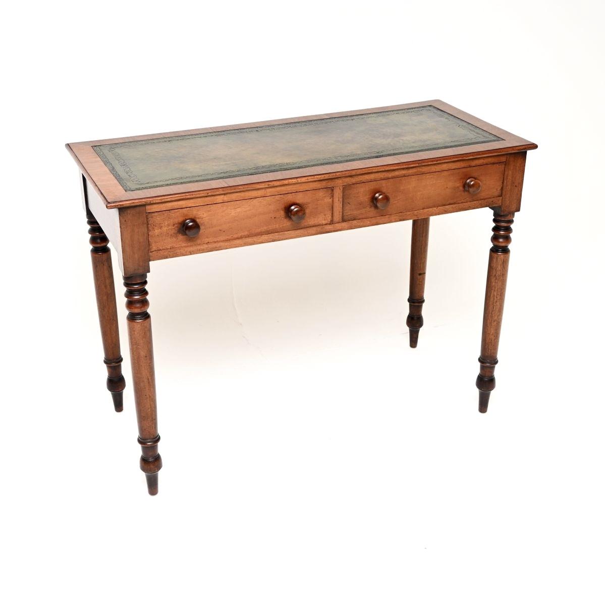 Antique Victorian Mahogany Leather Top Writing Table / Desk (1 of 10) Antique Victorian Mahogany Leather Top Writing Table / Desk (1 of 10)