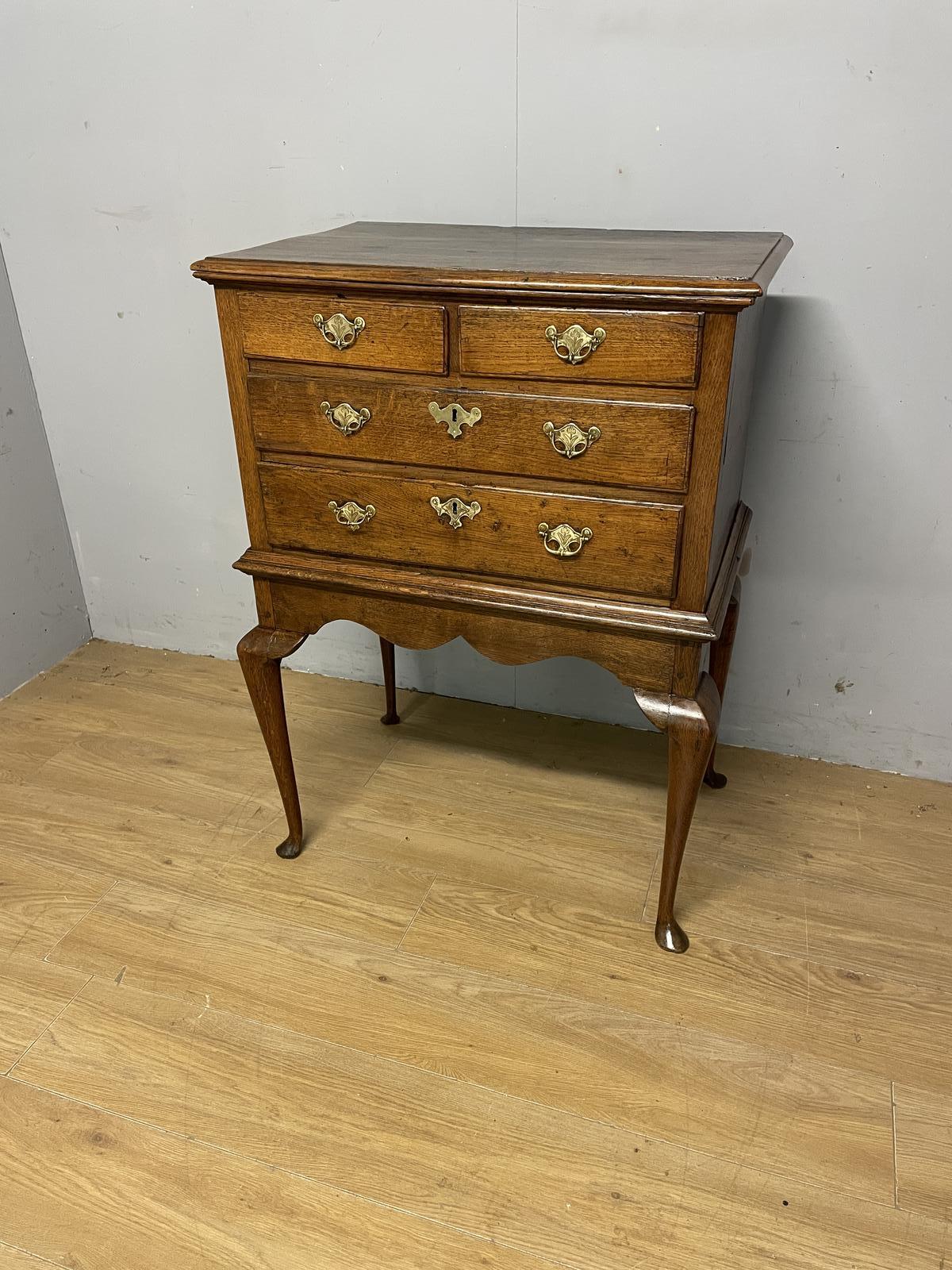 C18th Provincial Oak Chest on Stand (1 of 13)